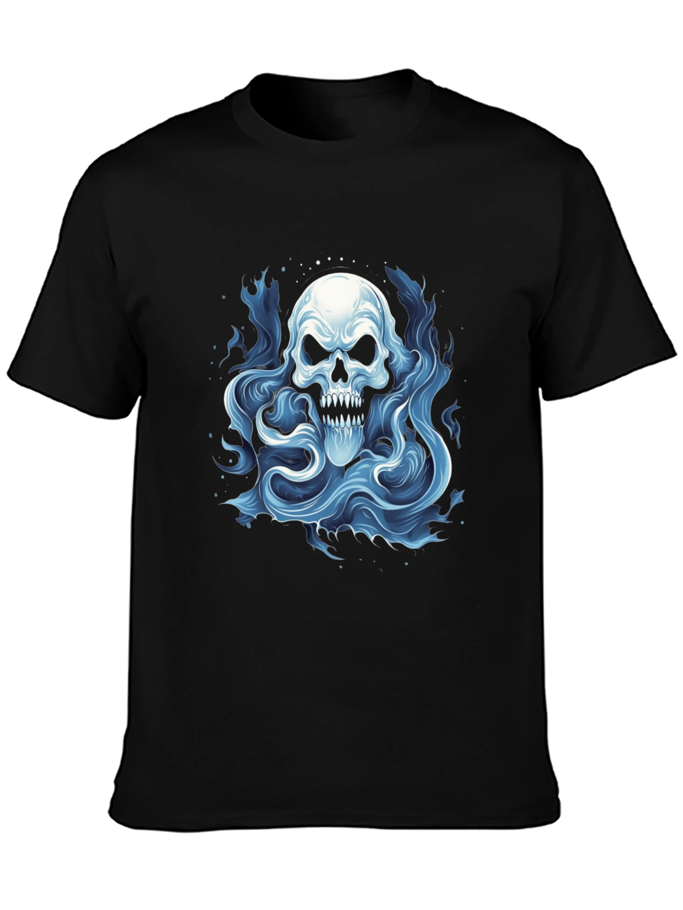 Skull Ghost Graphic T-Shirt