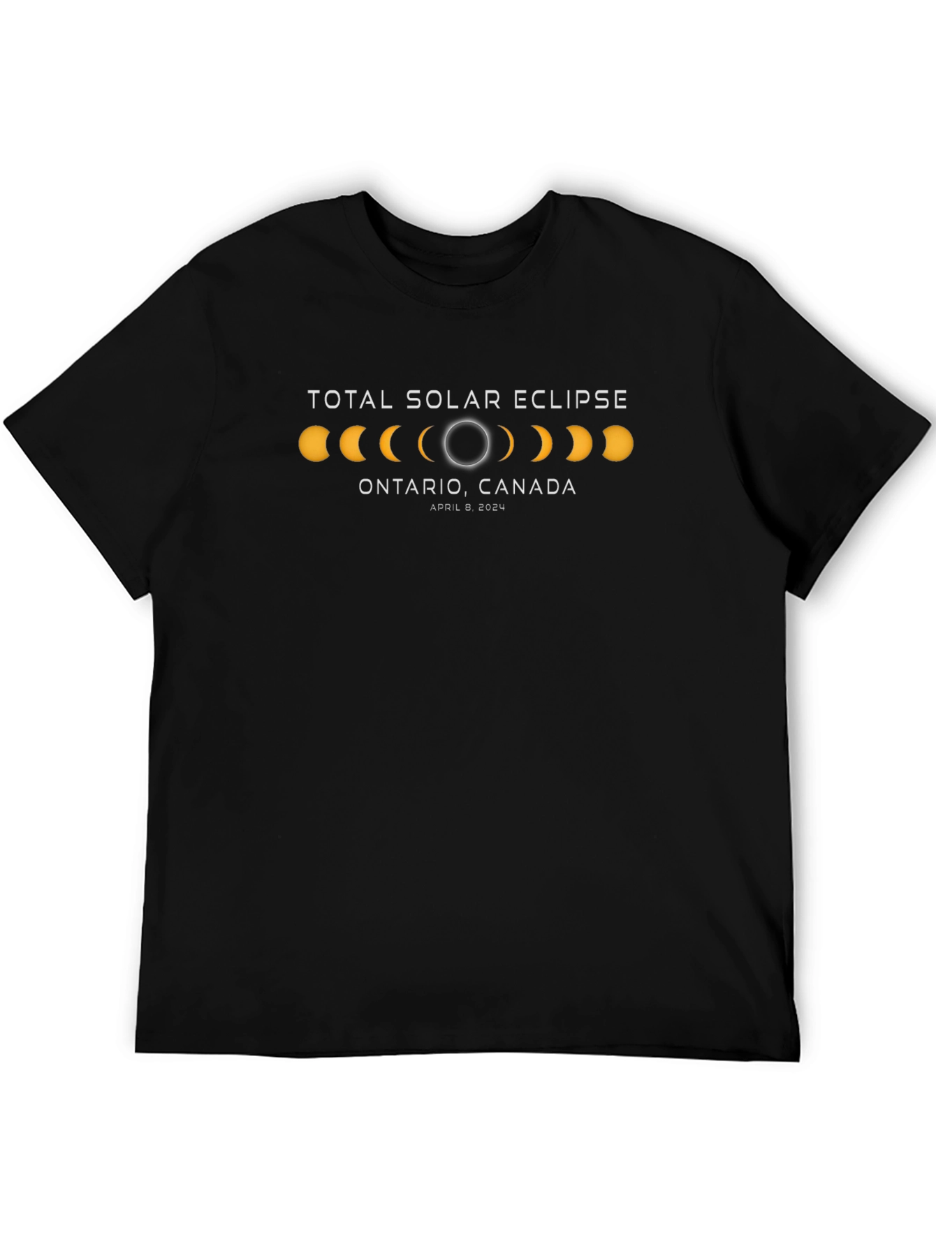 Total Solar Eclipse Ontario Canada April 8 2024 T-Shirt