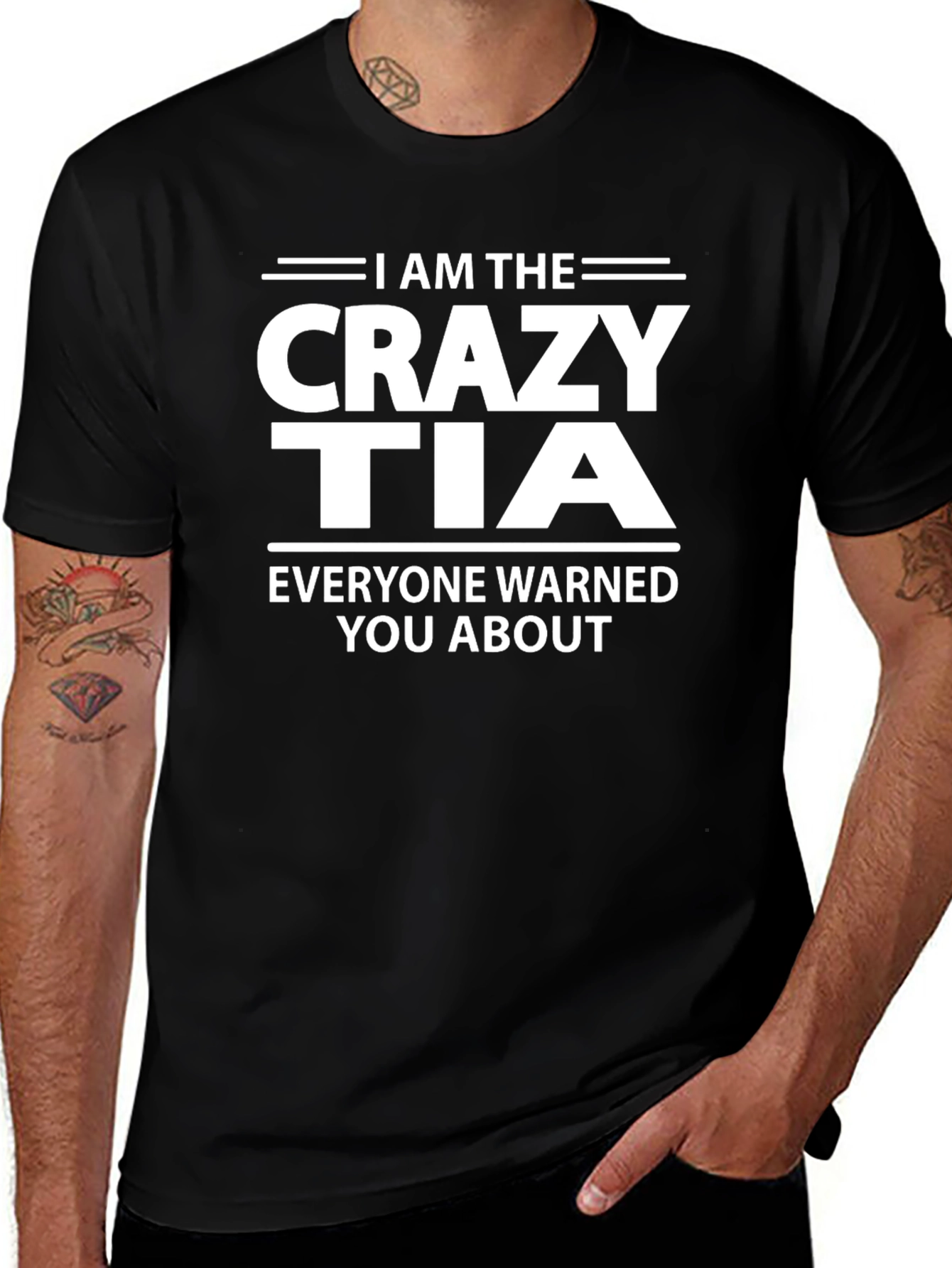 Crazy Tia T-Shirt - Fun Novelty Gift
