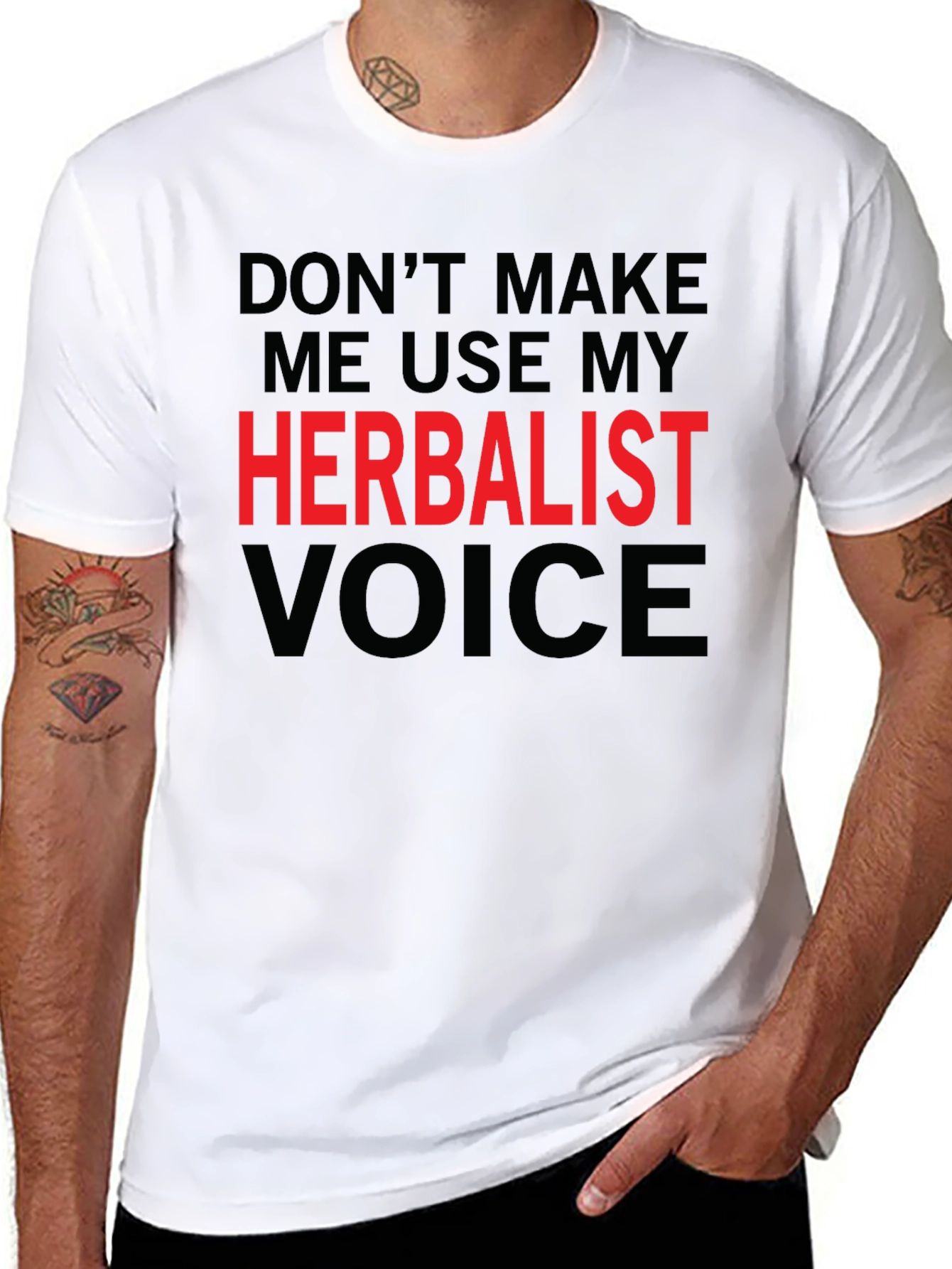 Herbalist Voice Funny Graphic T-Shirt
