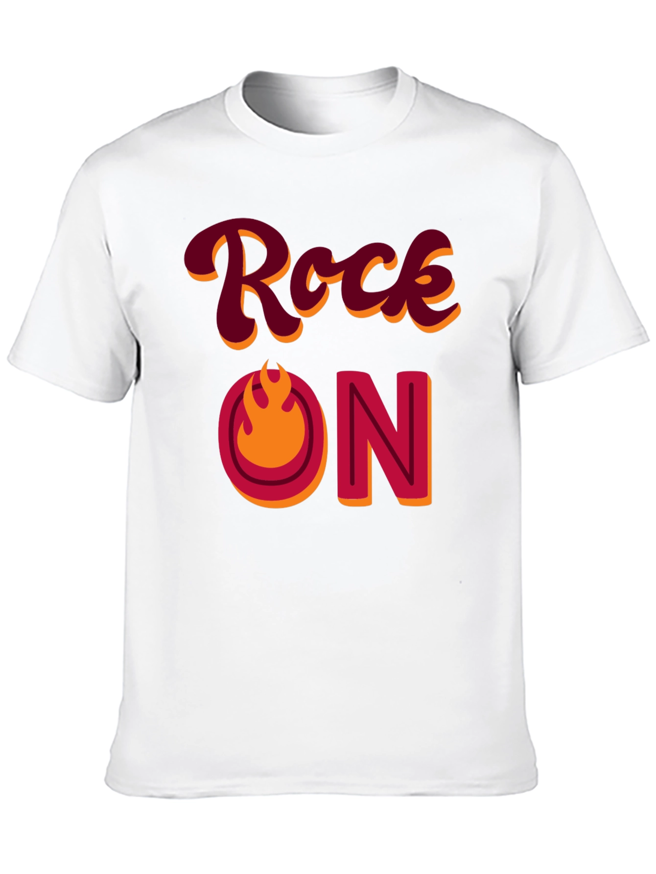 Rock On Graphic T-Shirt - Retro Style