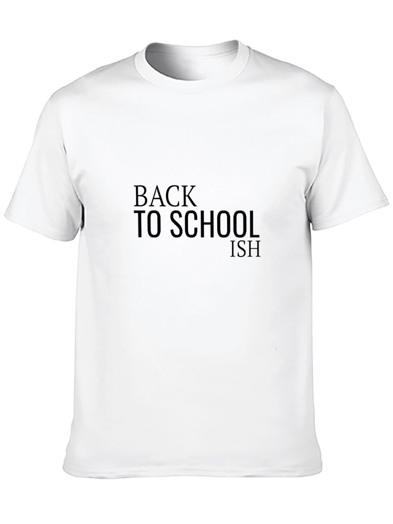 Back To School-ish Black Tee