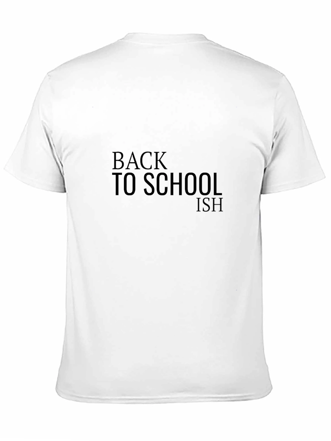Back To School-ish Black Tee