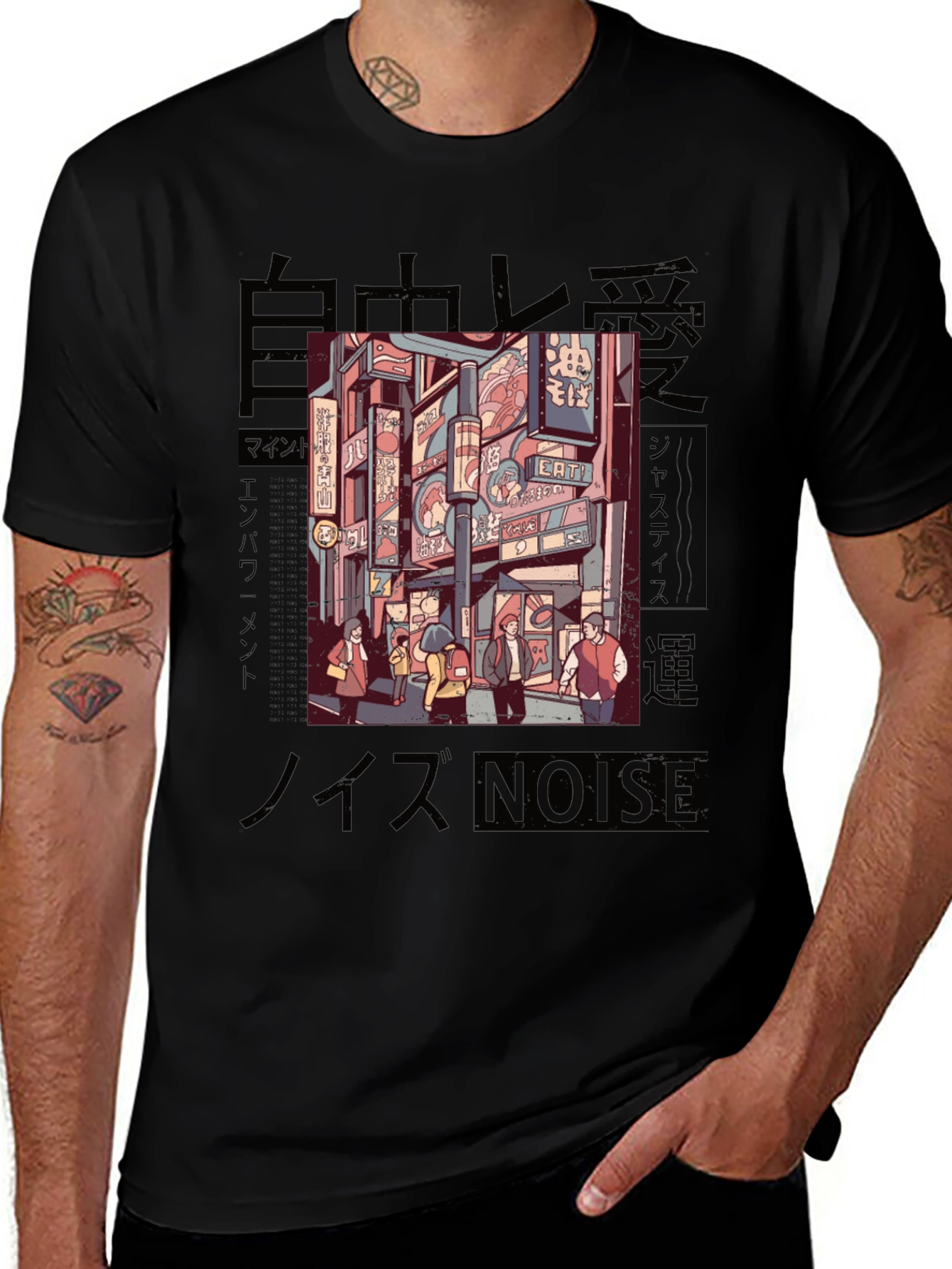 Japanese Streetwear Graphic Tee
