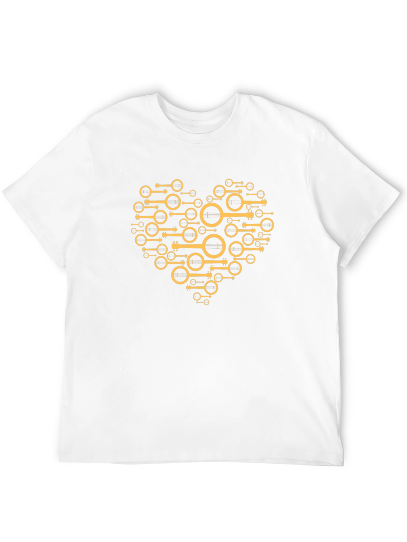 Banjo Heart Graphic Tee - Black