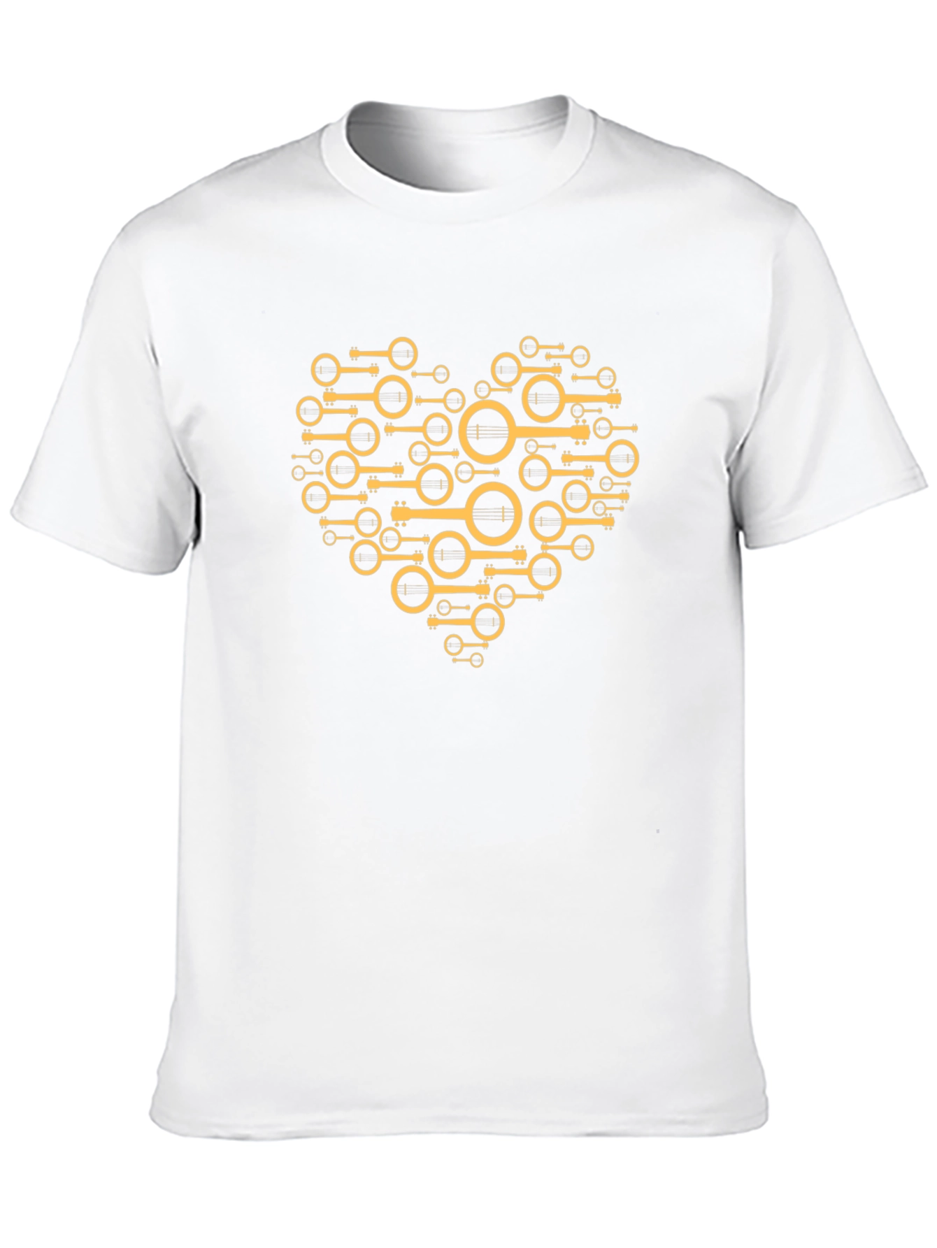Banjo Heart Graphic Tee - Black