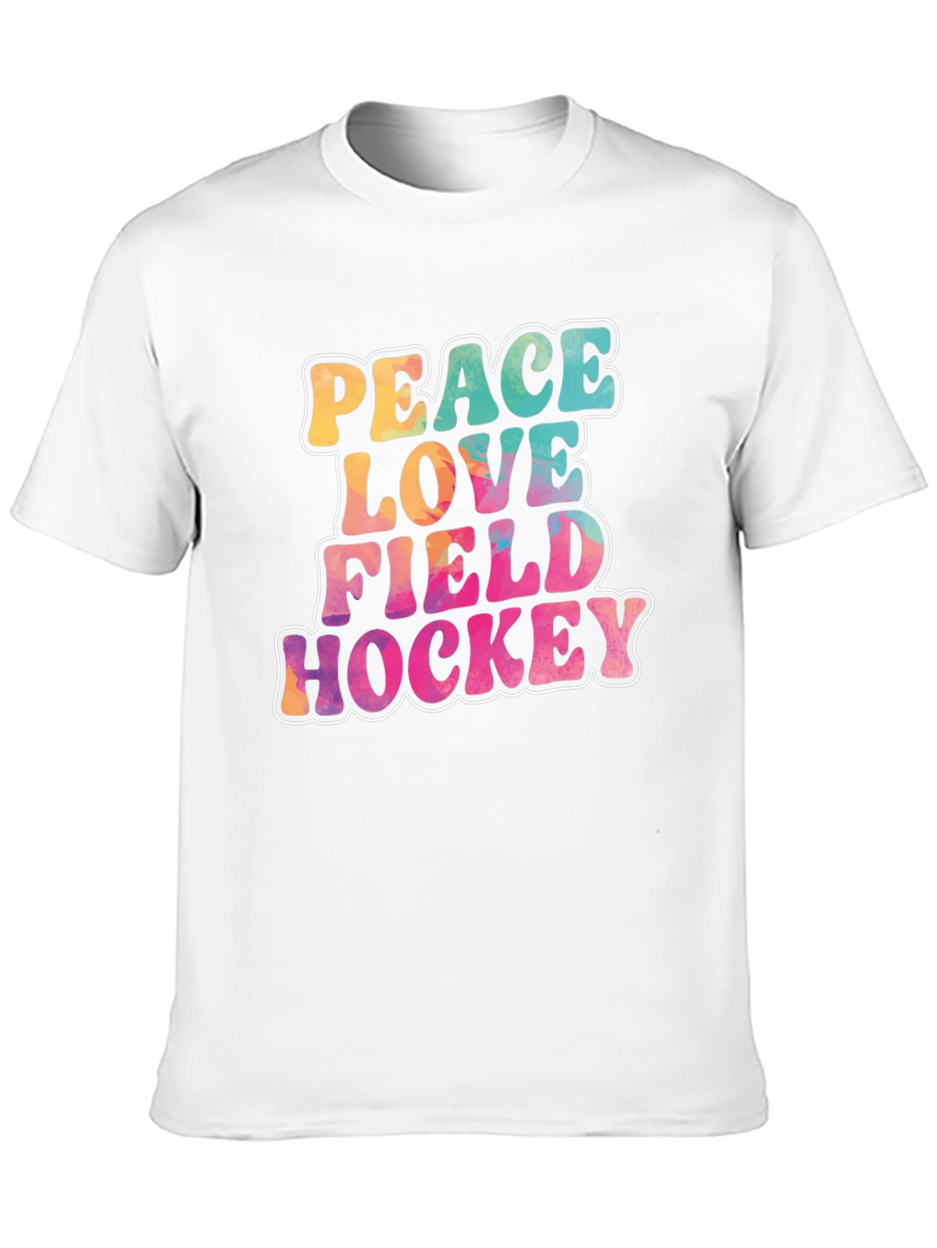 Peace Love Field Hockey T-Shirt