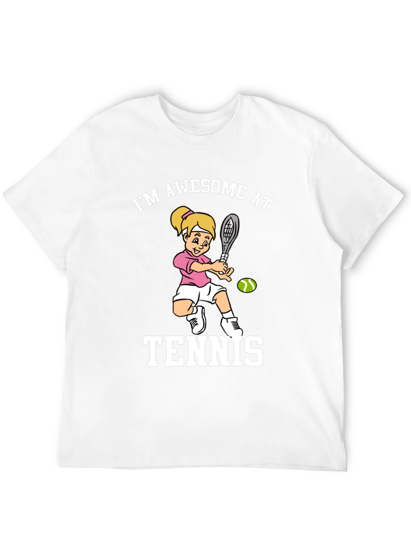 Awesome Tennis Player Graphic Tee