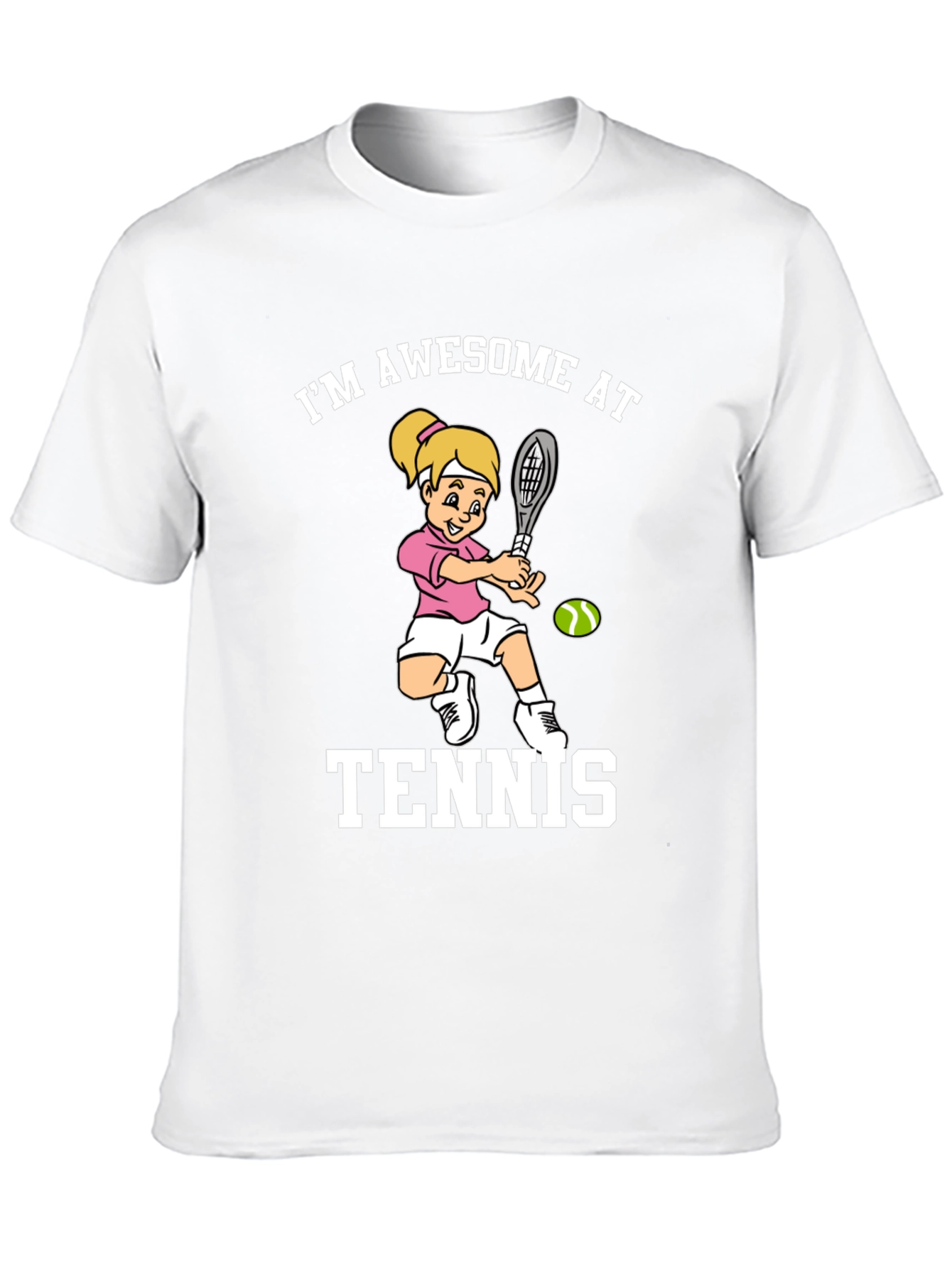 Awesome Tennis Player Graphic Tee