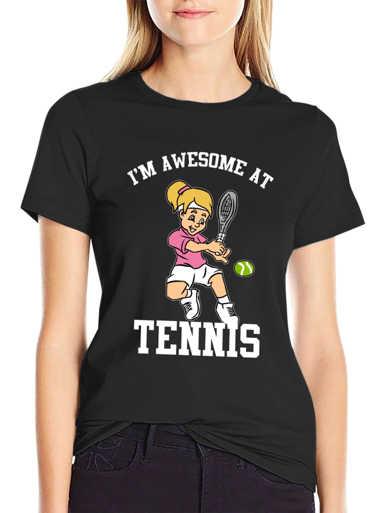 Awesome Tennis Player Graphic Tee
