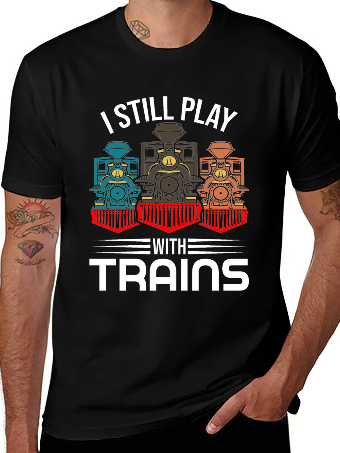 I Still Play With Trains T-Shirt