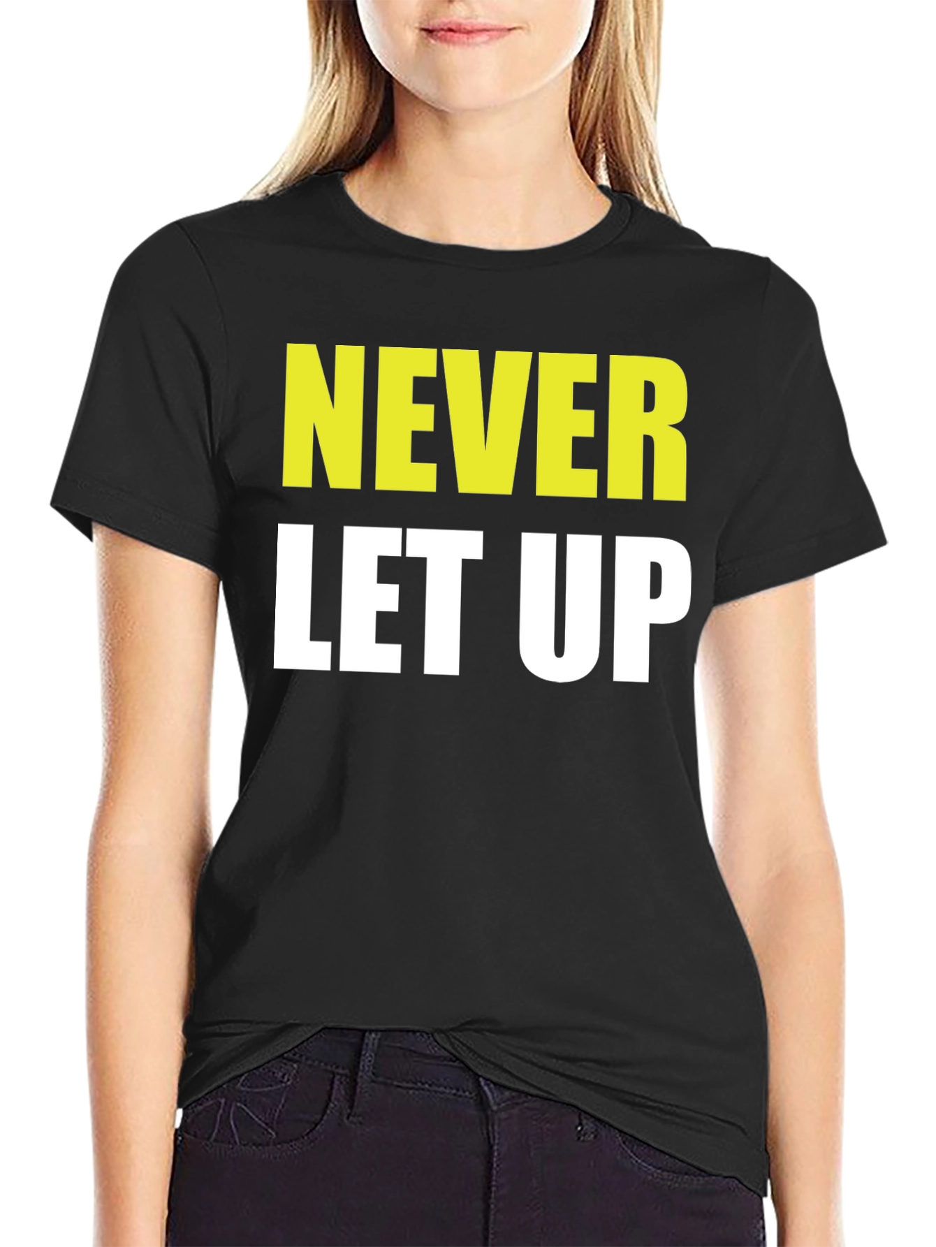 Never Let Up Graphic T-Shirt