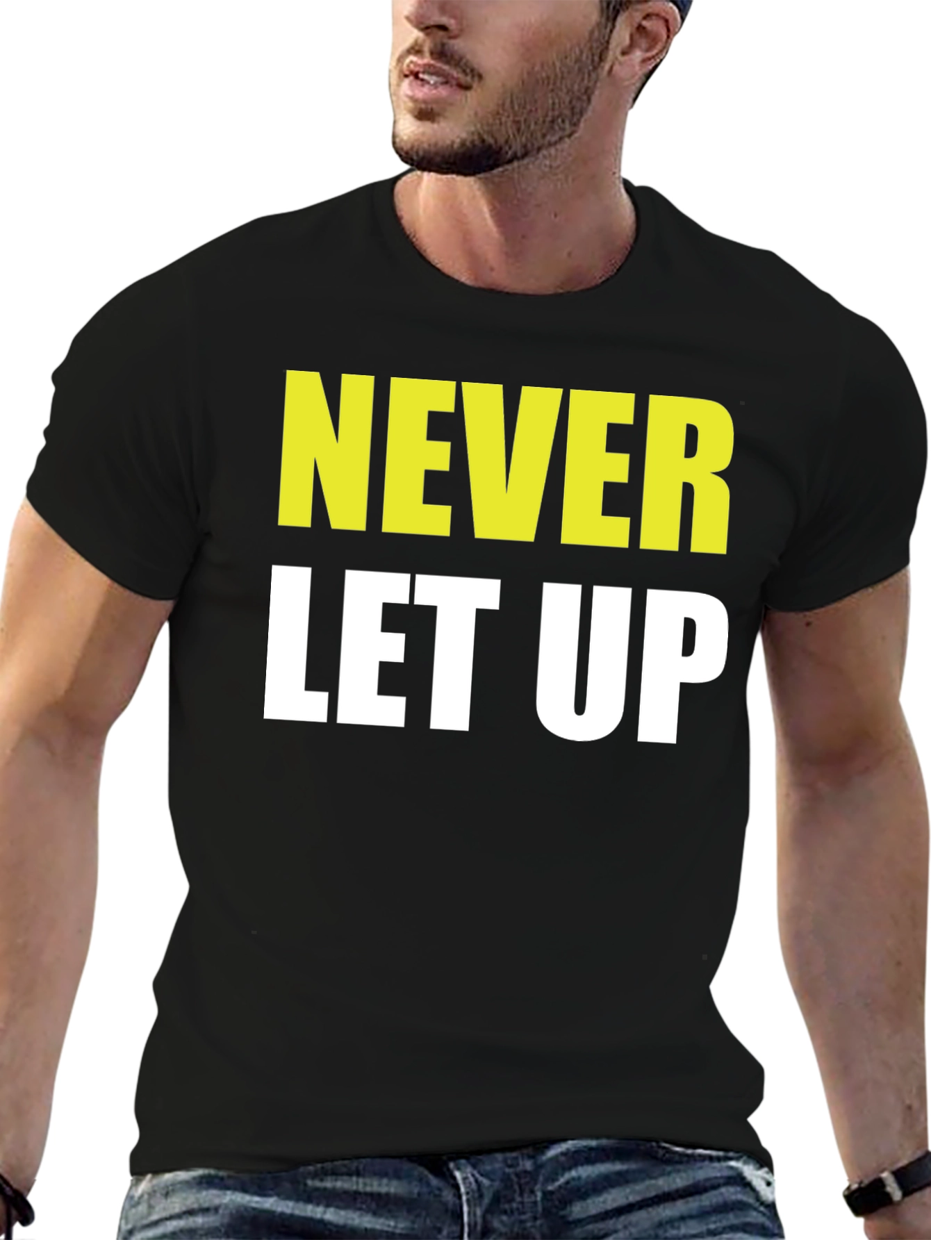 Never Let Up Graphic T-Shirt