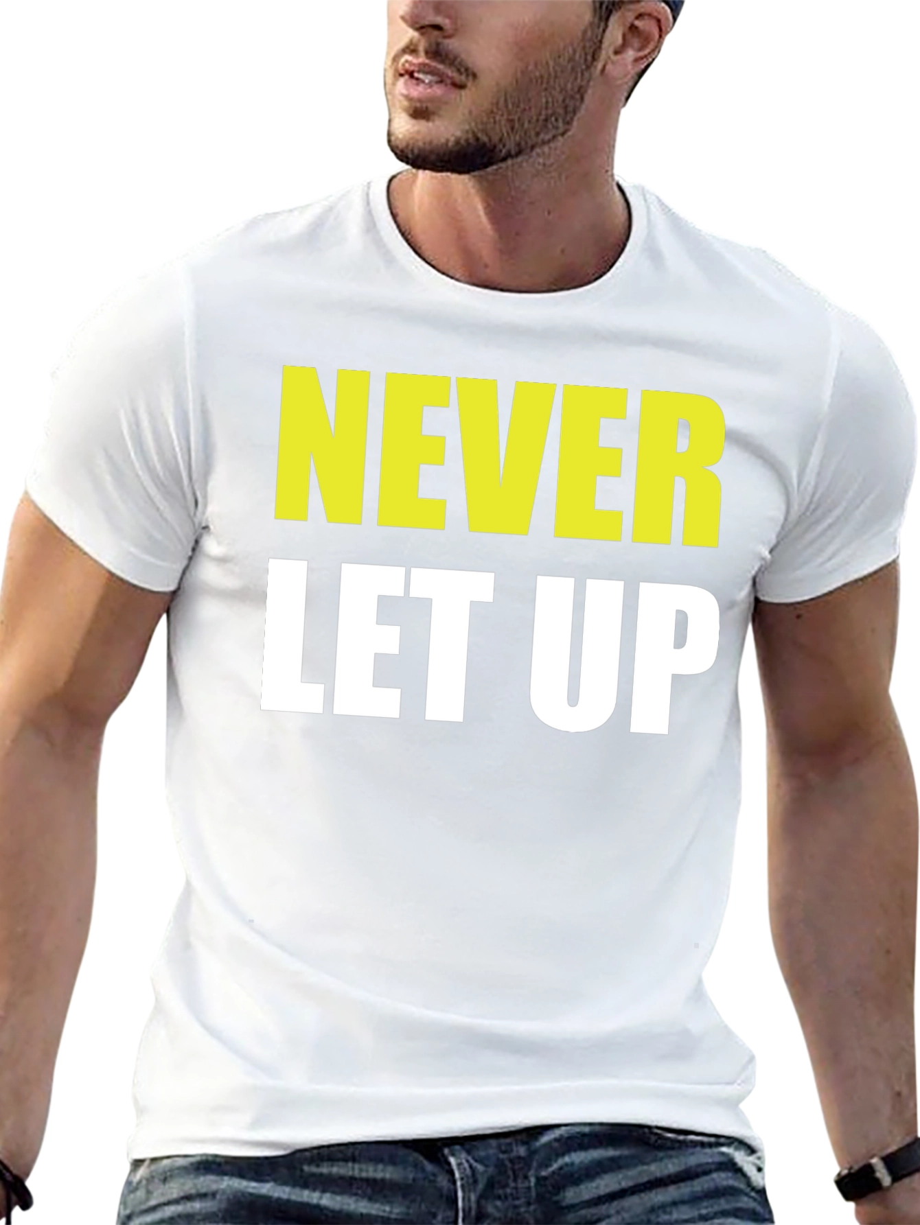 Never Let Up Graphic T-Shirt