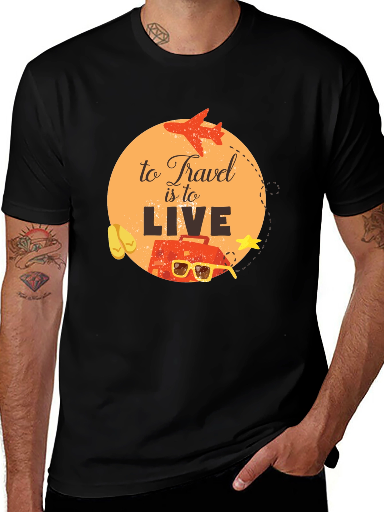 Travel is to Live T-Shirt - Adventure Ready