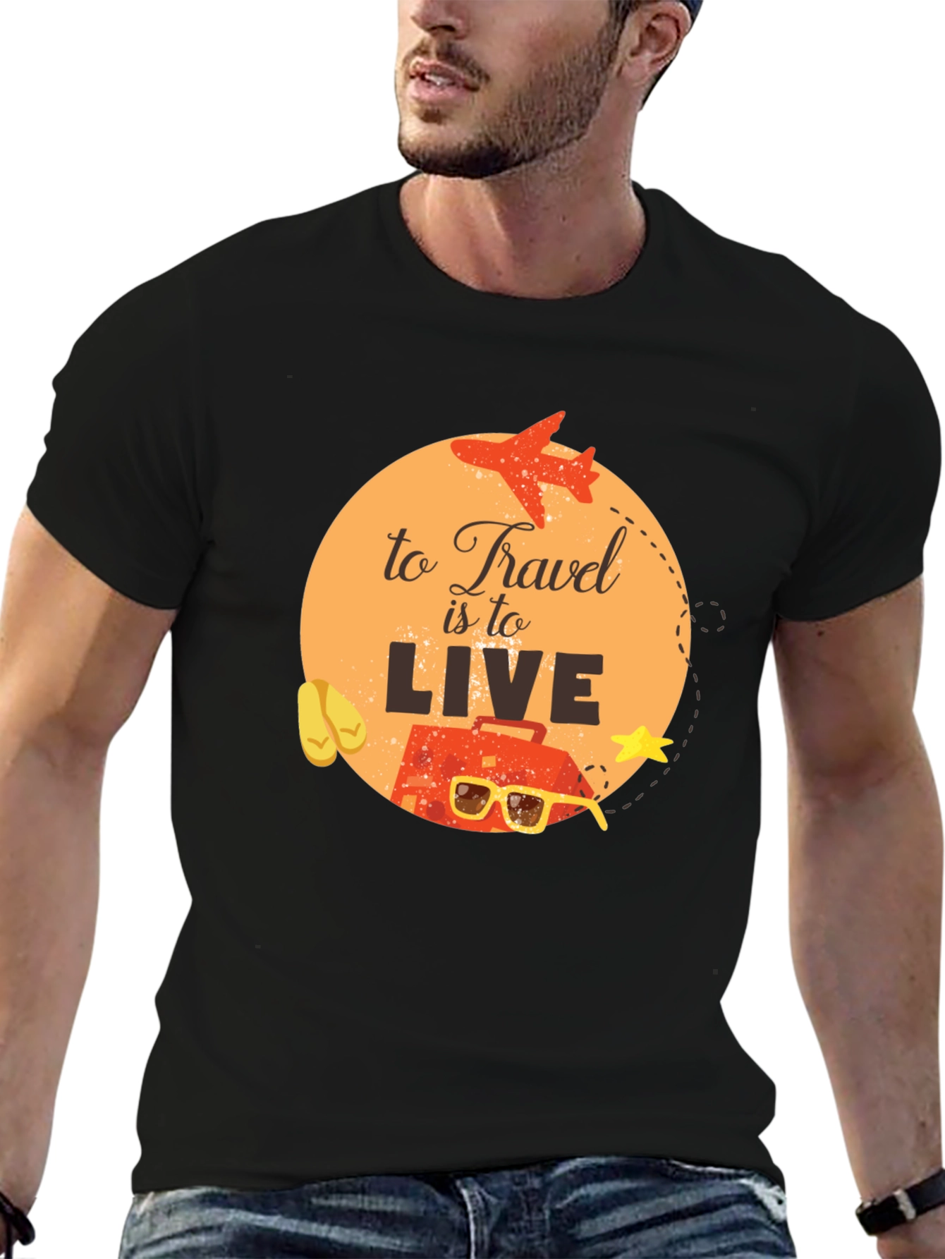 Travel is to Live T-Shirt - Adventure Ready