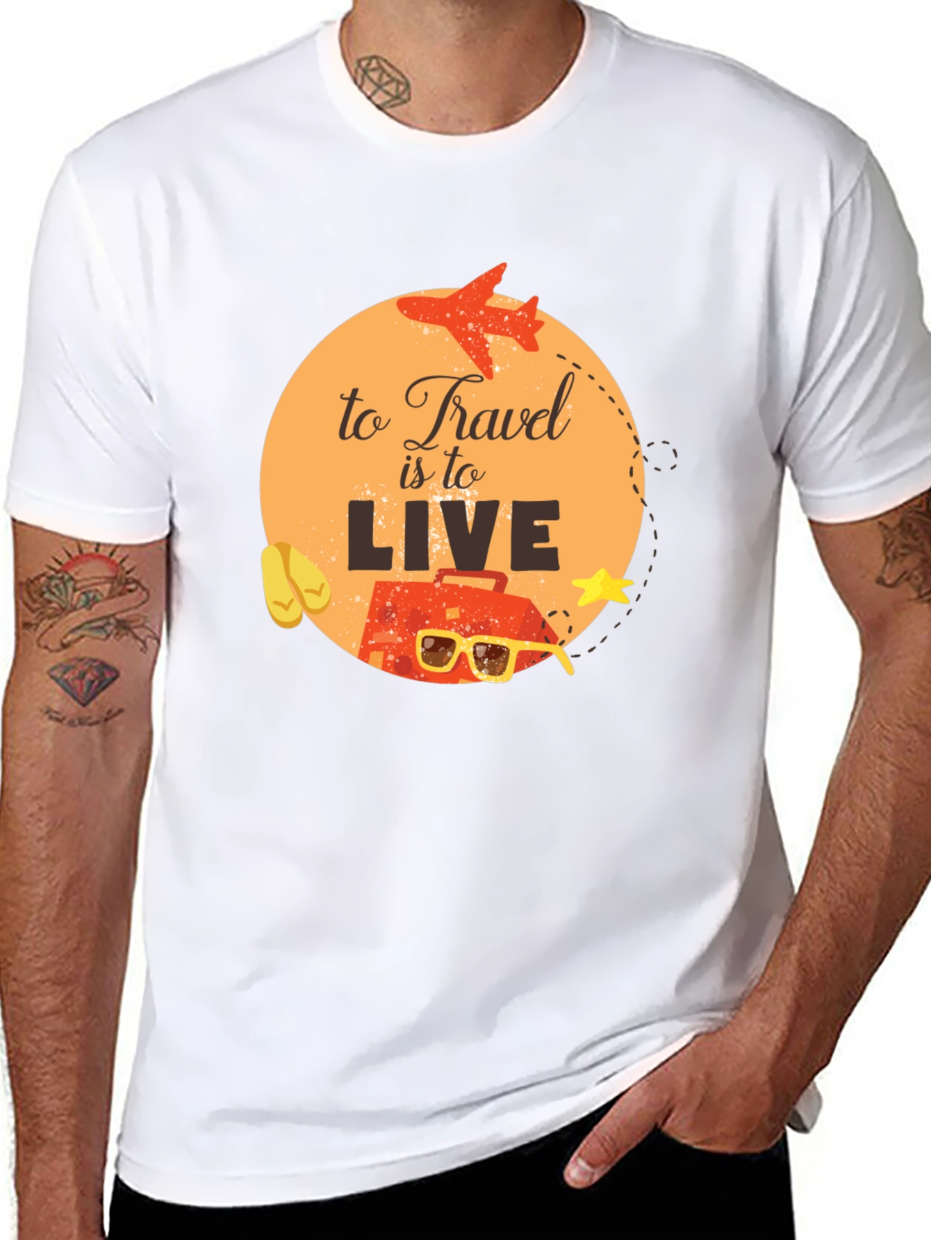 Travel is to Live T-Shirt - Adventure Ready