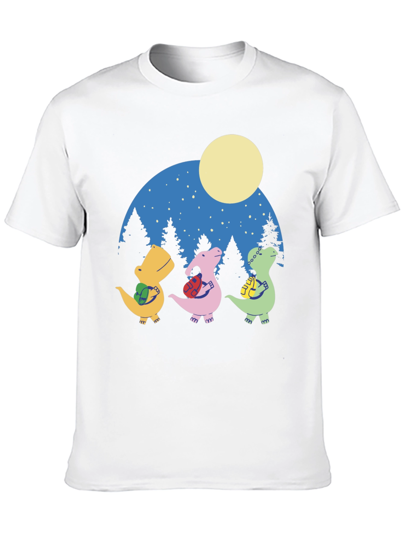 Dinosaur Backpack Adventure Graphic Tee