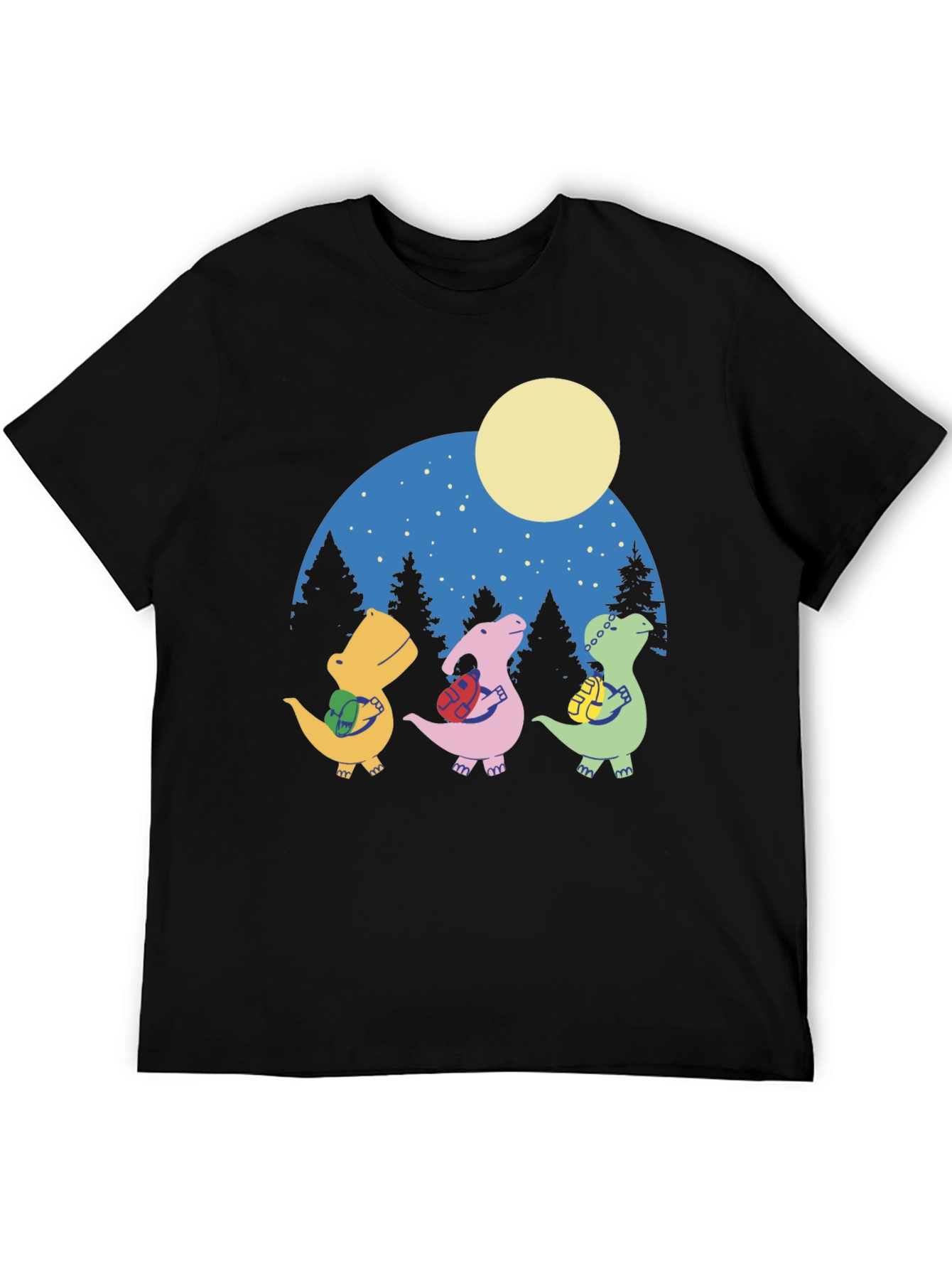Dinosaur Backpack Adventure Graphic Tee