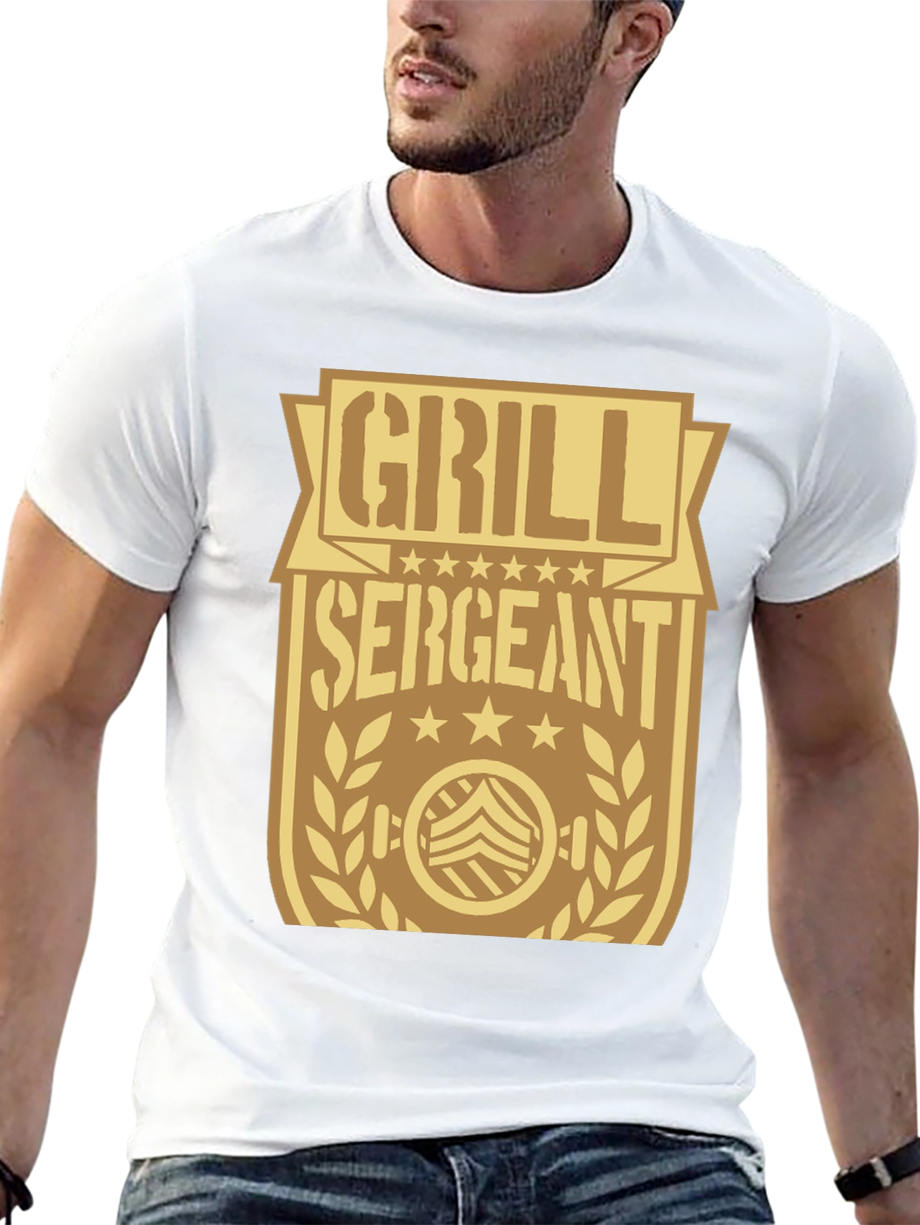 Grill Sergeant Graphic T-Shirt - BBQ Master Apparel