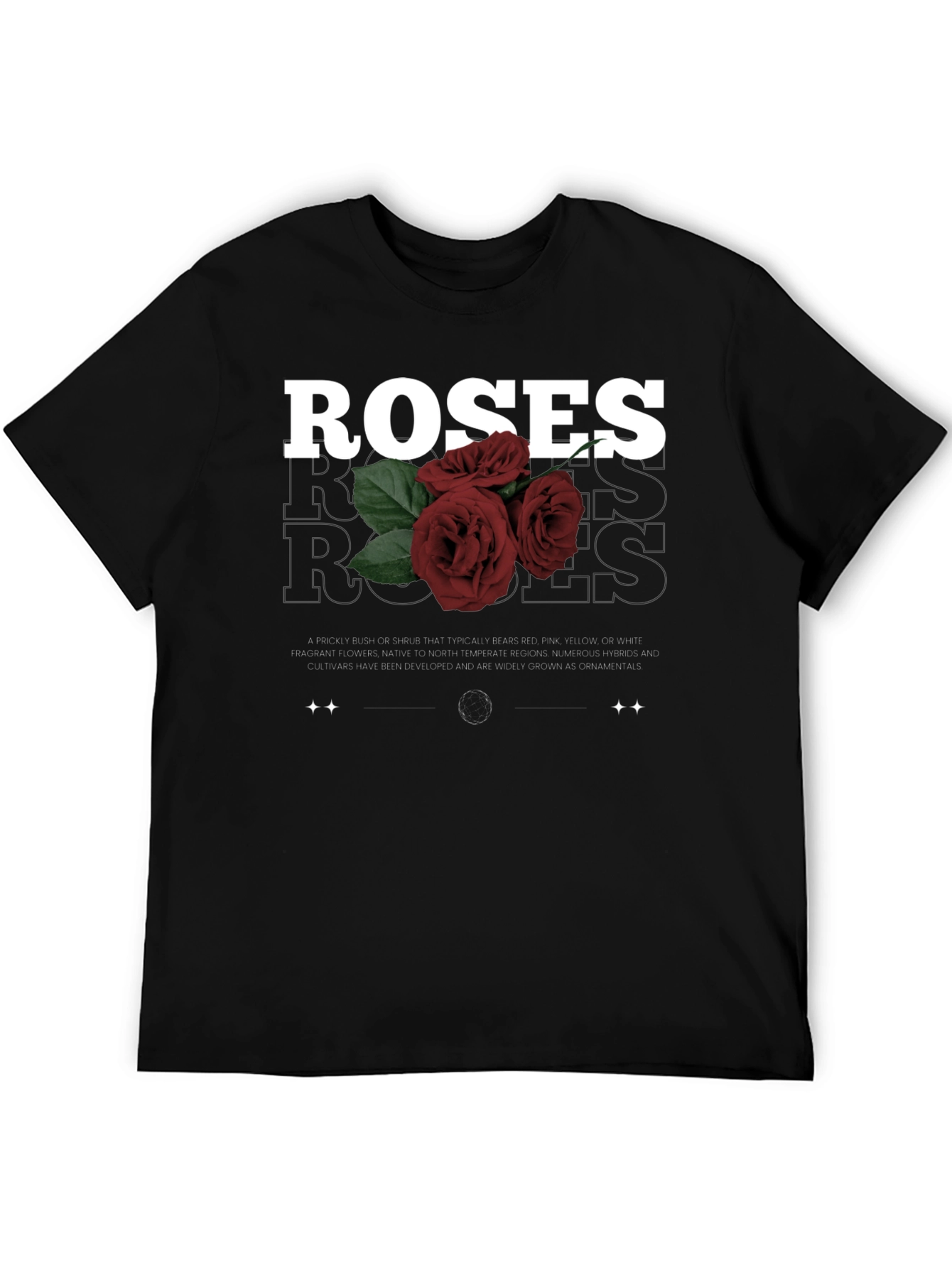 Roses Graphic Print T-Shirt