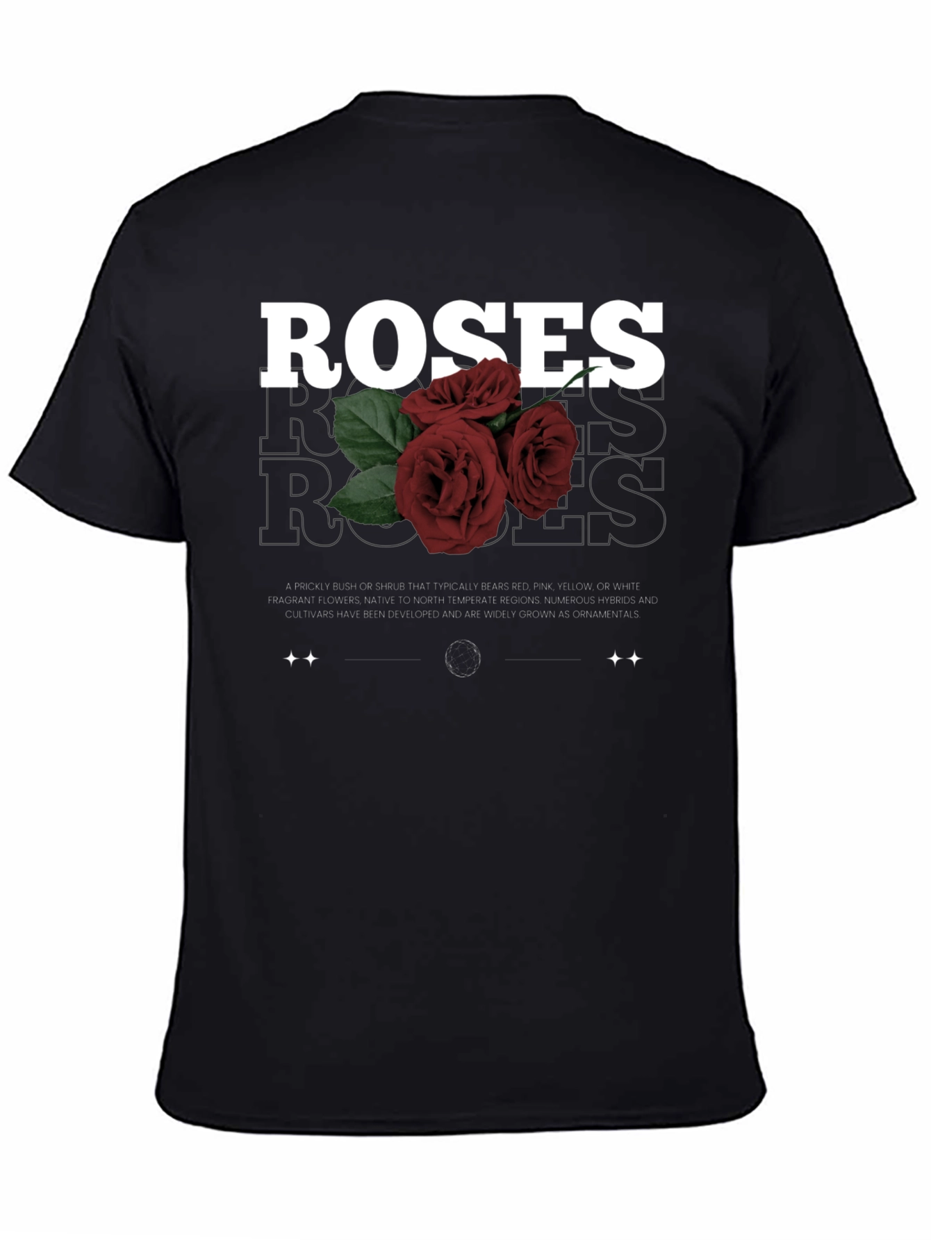 Roses Graphic Print T-Shirt