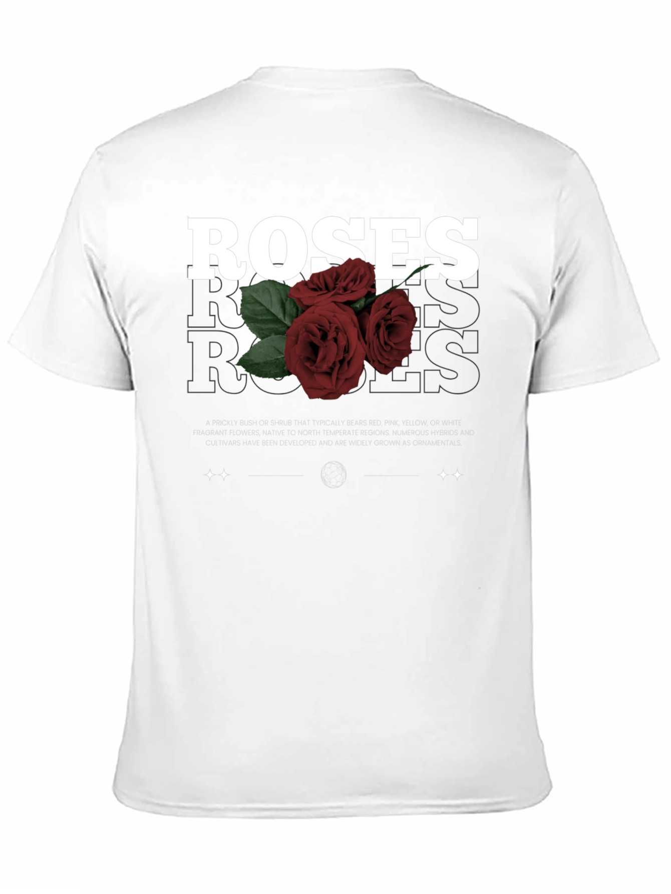 Roses Graphic Print T-Shirt