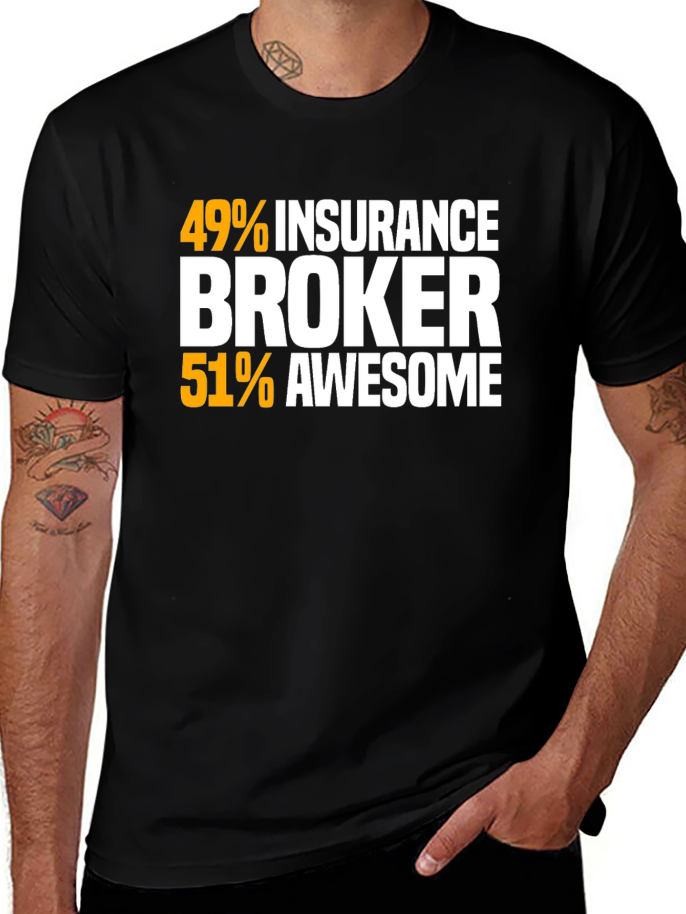 Insurance Broker Awesome Graphic T-Shirt