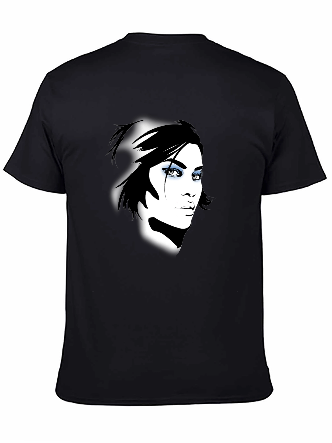 Graphic Print Unisex Black T-Shirt