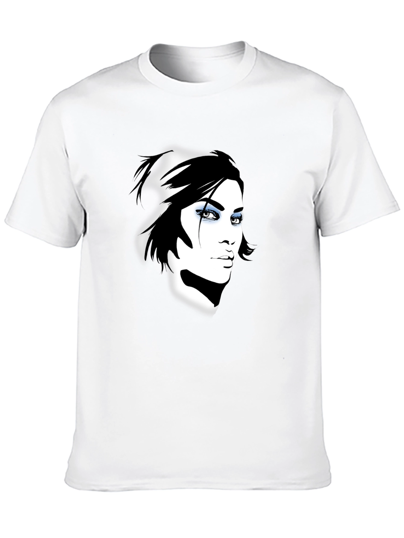 Graphic Print Unisex Black T-Shirt