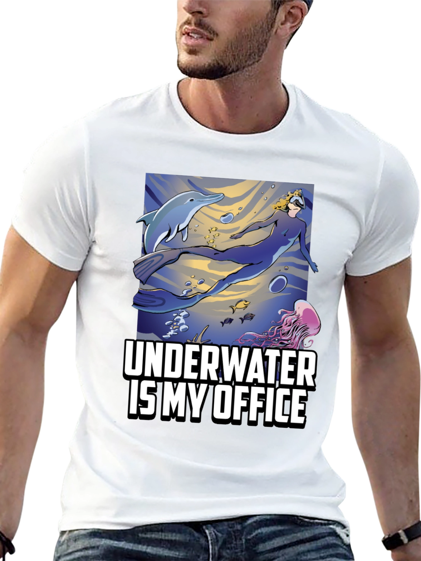 Underwater Is My Office T-Shirt - Diver Life