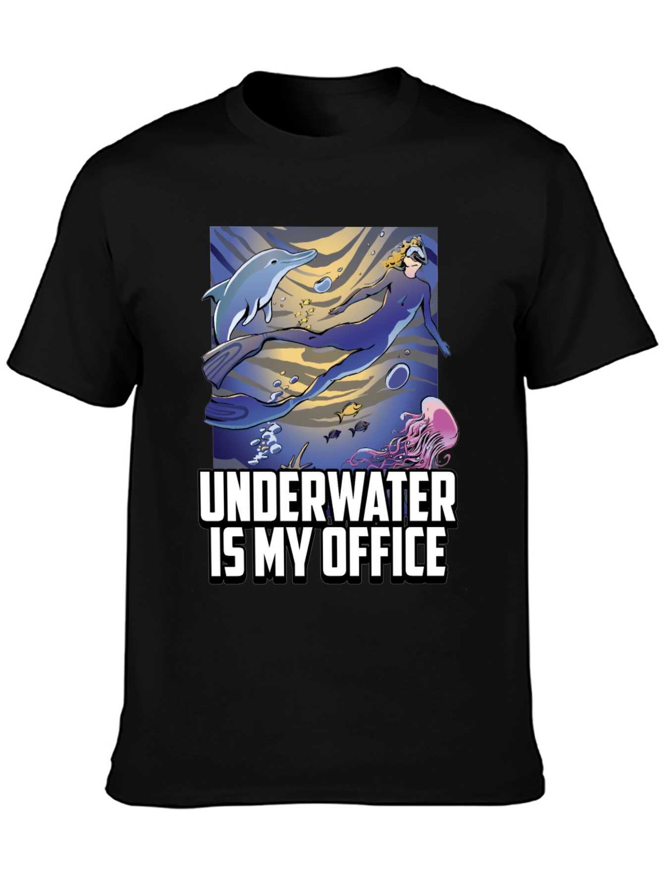 Underwater Is My Office T-Shirt - Diver Life