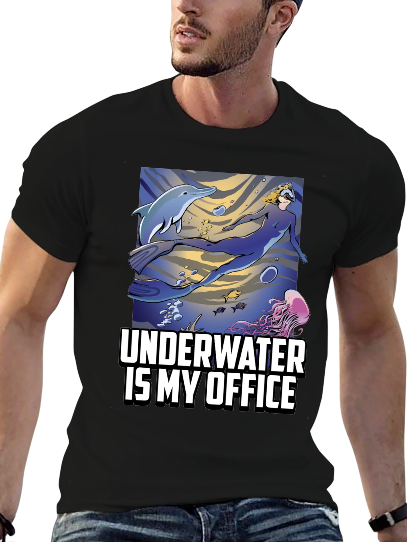 Underwater Is My Office T-Shirt - Diver Life