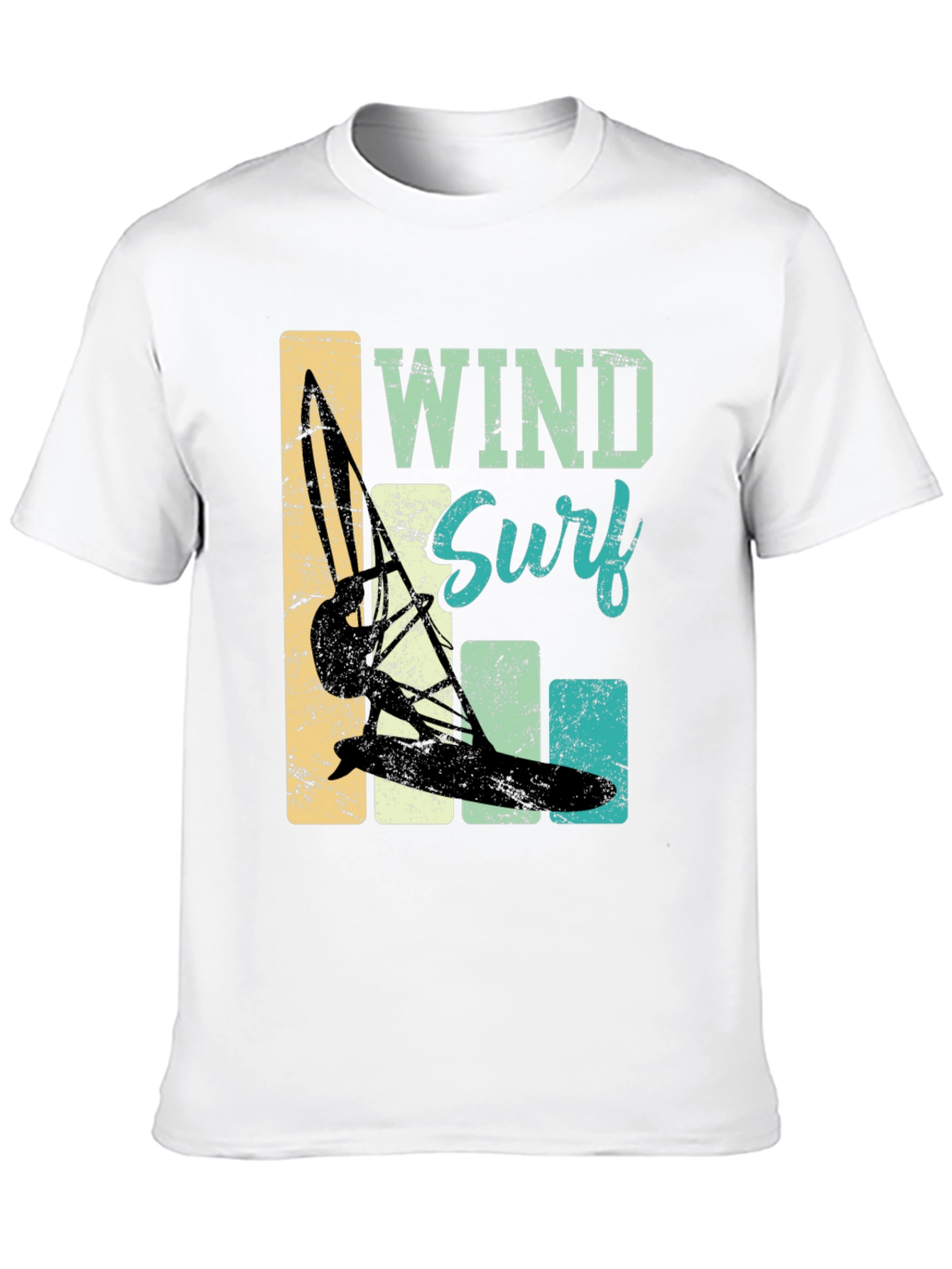 Wind Surf T-Shirt: Retro Style Surfing Tee