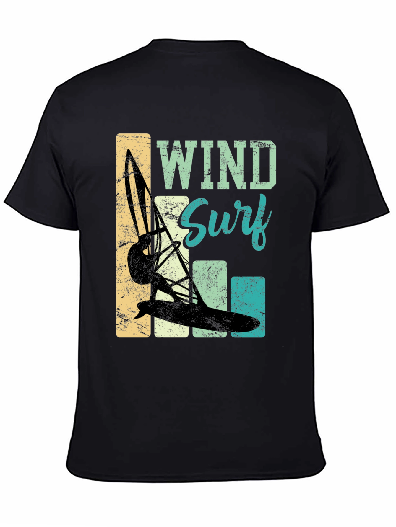 Wind Surf T-Shirt: Retro Style Surfing Tee