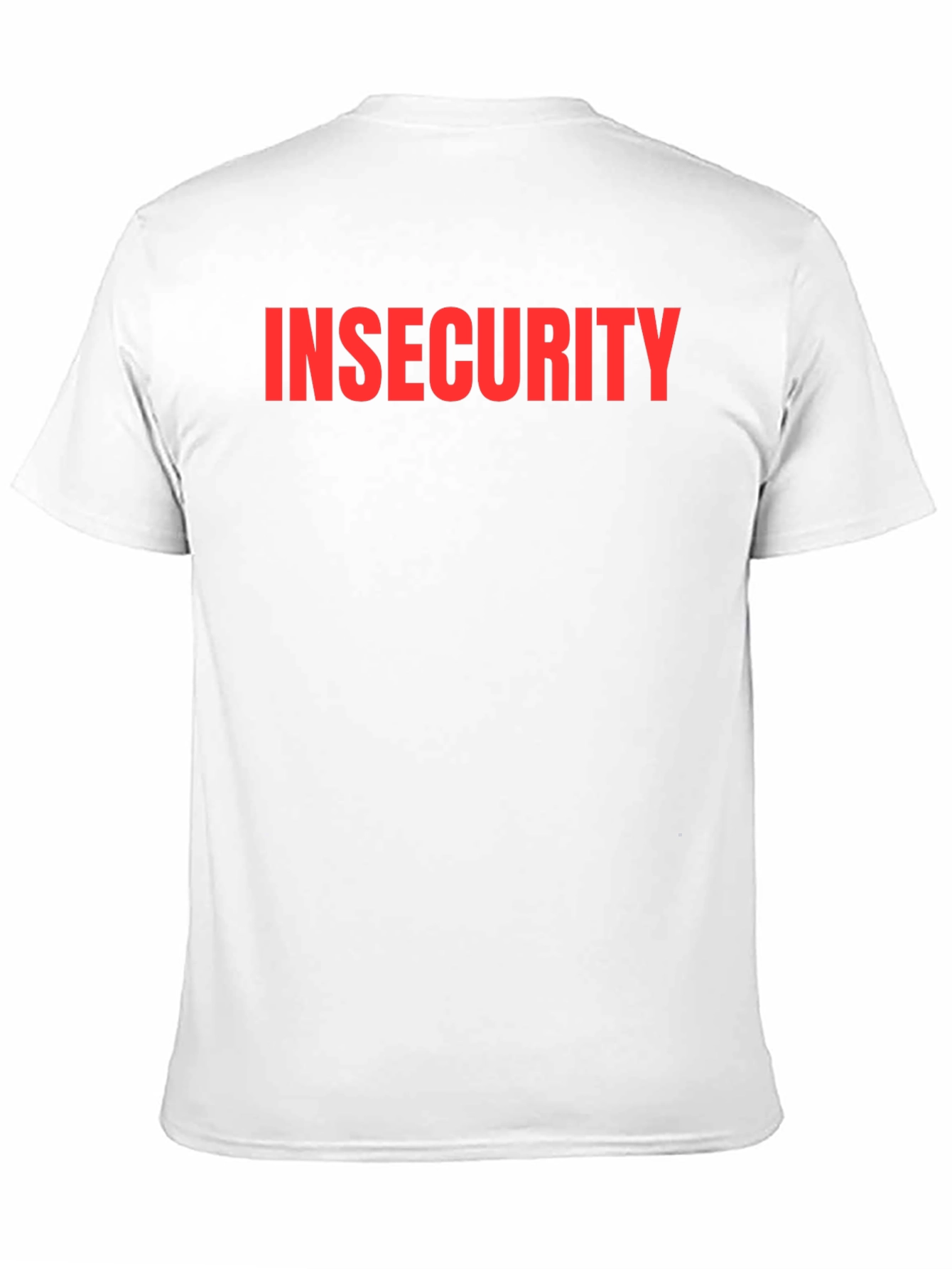 Insecurity Black Crew Neck T-Shirt