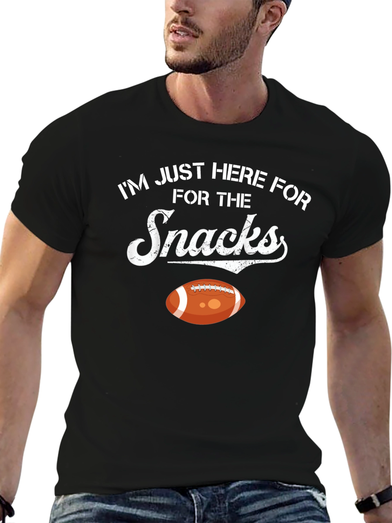 Snacks Football T-Shirt