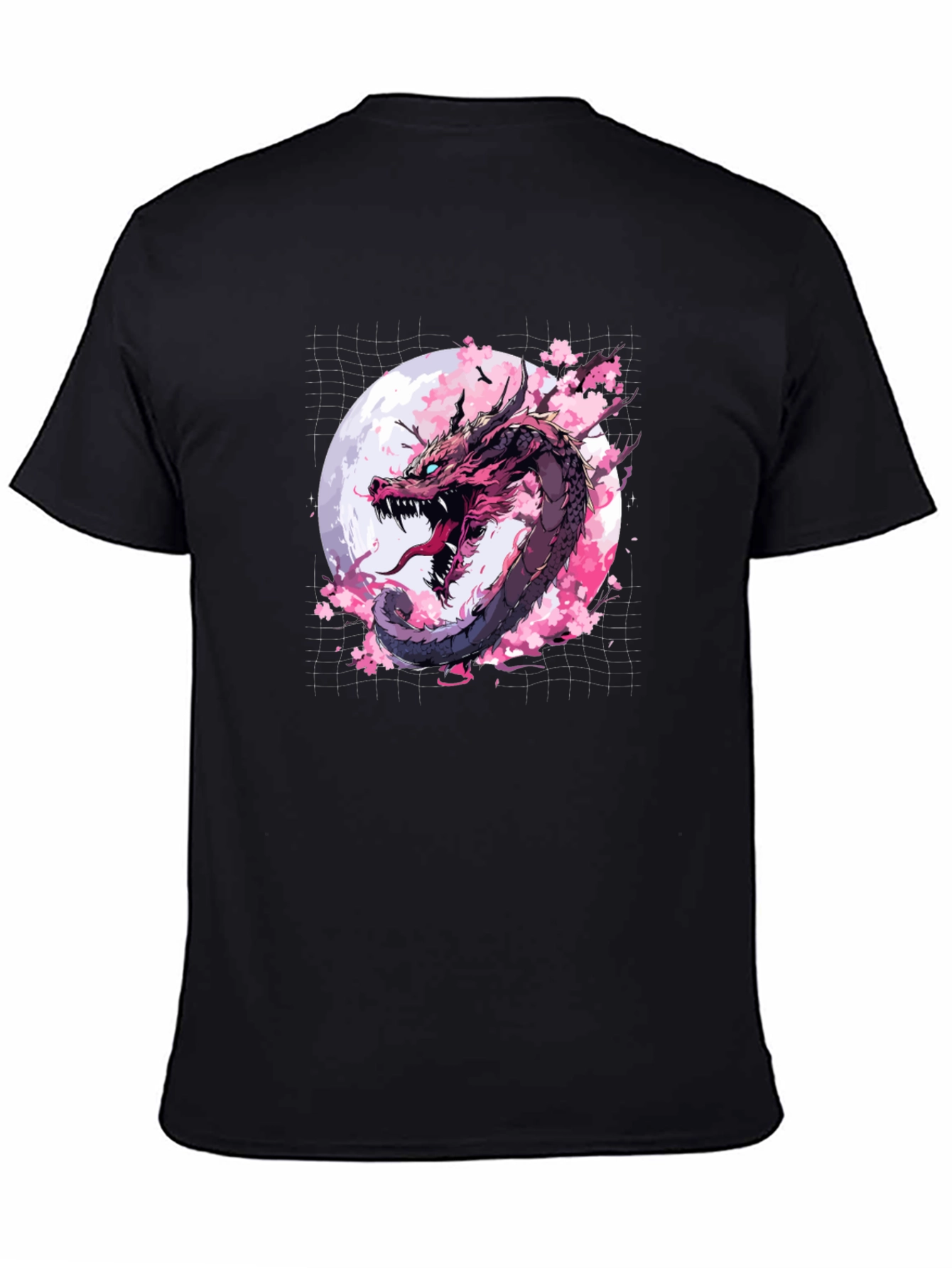 Dragon & Cherry Blossom Graphic Tee
