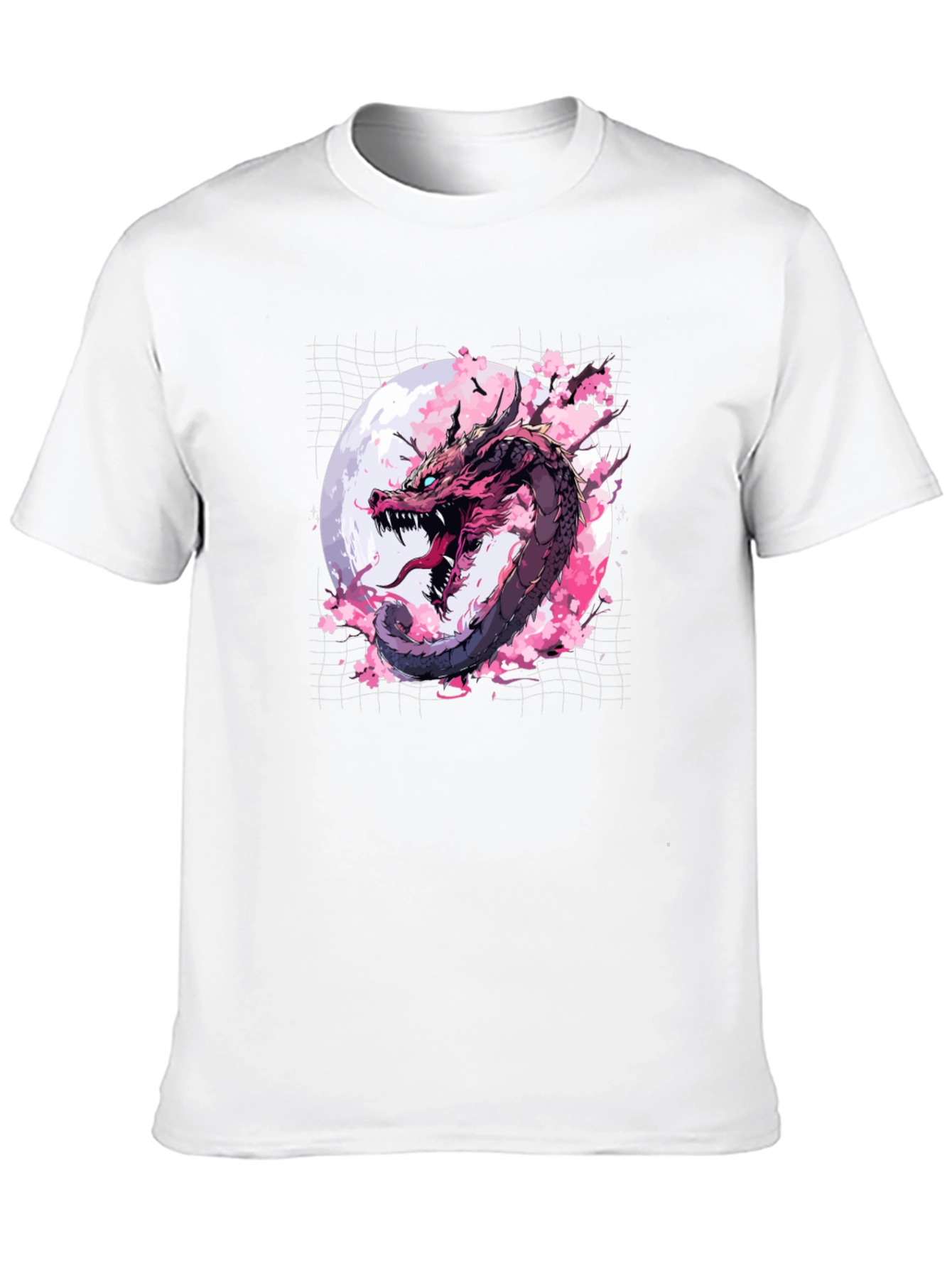 Dragon & Cherry Blossom Graphic Tee