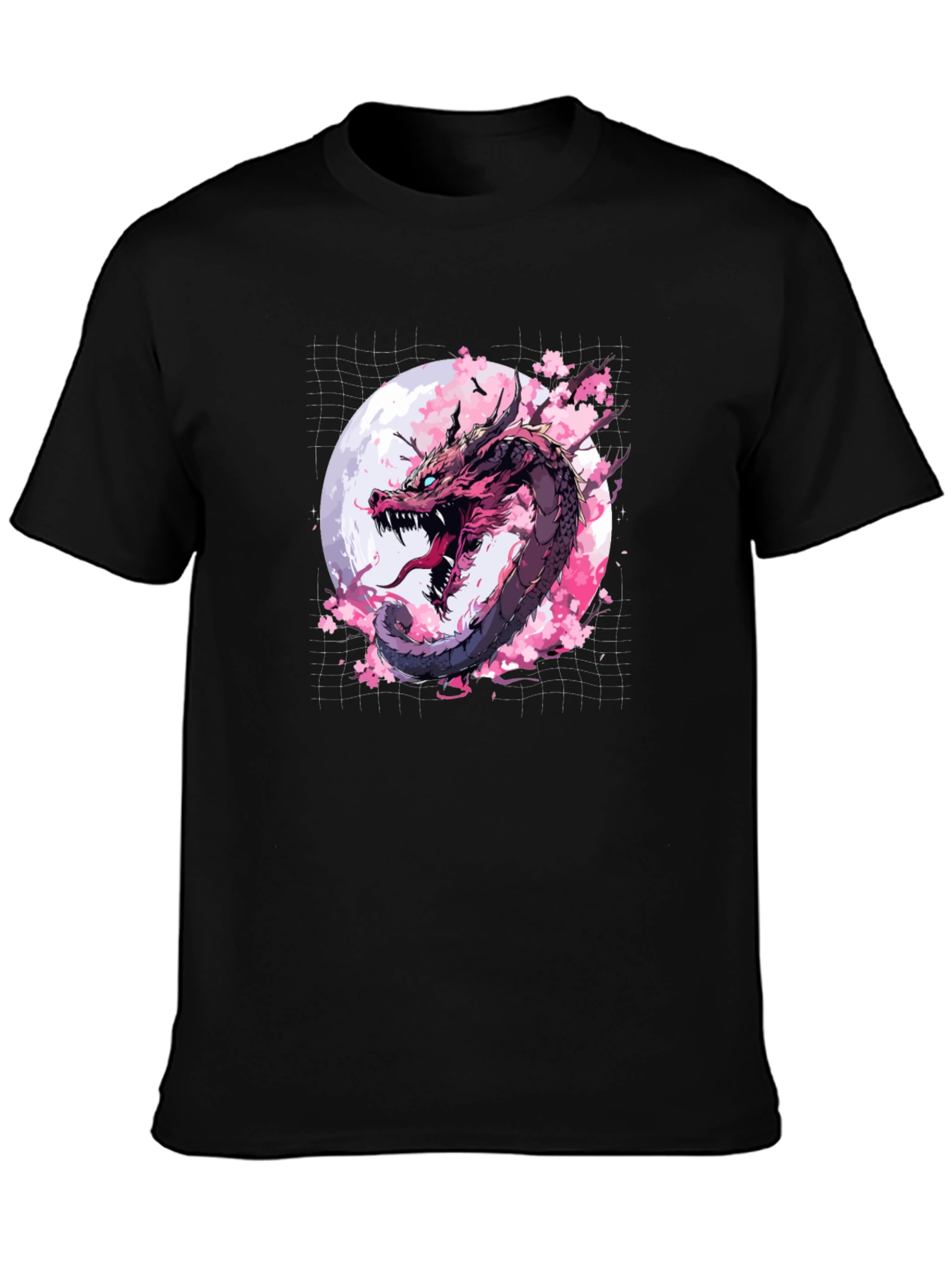 Dragon & Cherry Blossom Graphic Tee