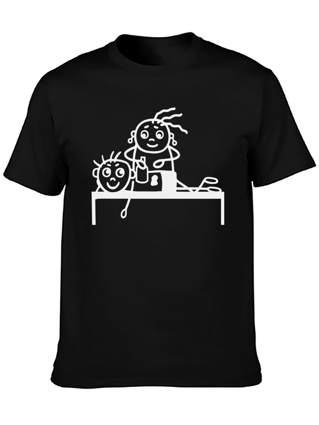Fun Graphic Tee - Hairdresser & Client Design