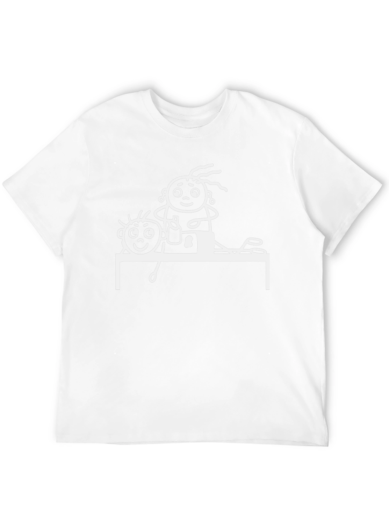 Fun Graphic Tee - Hairdresser & Client Design