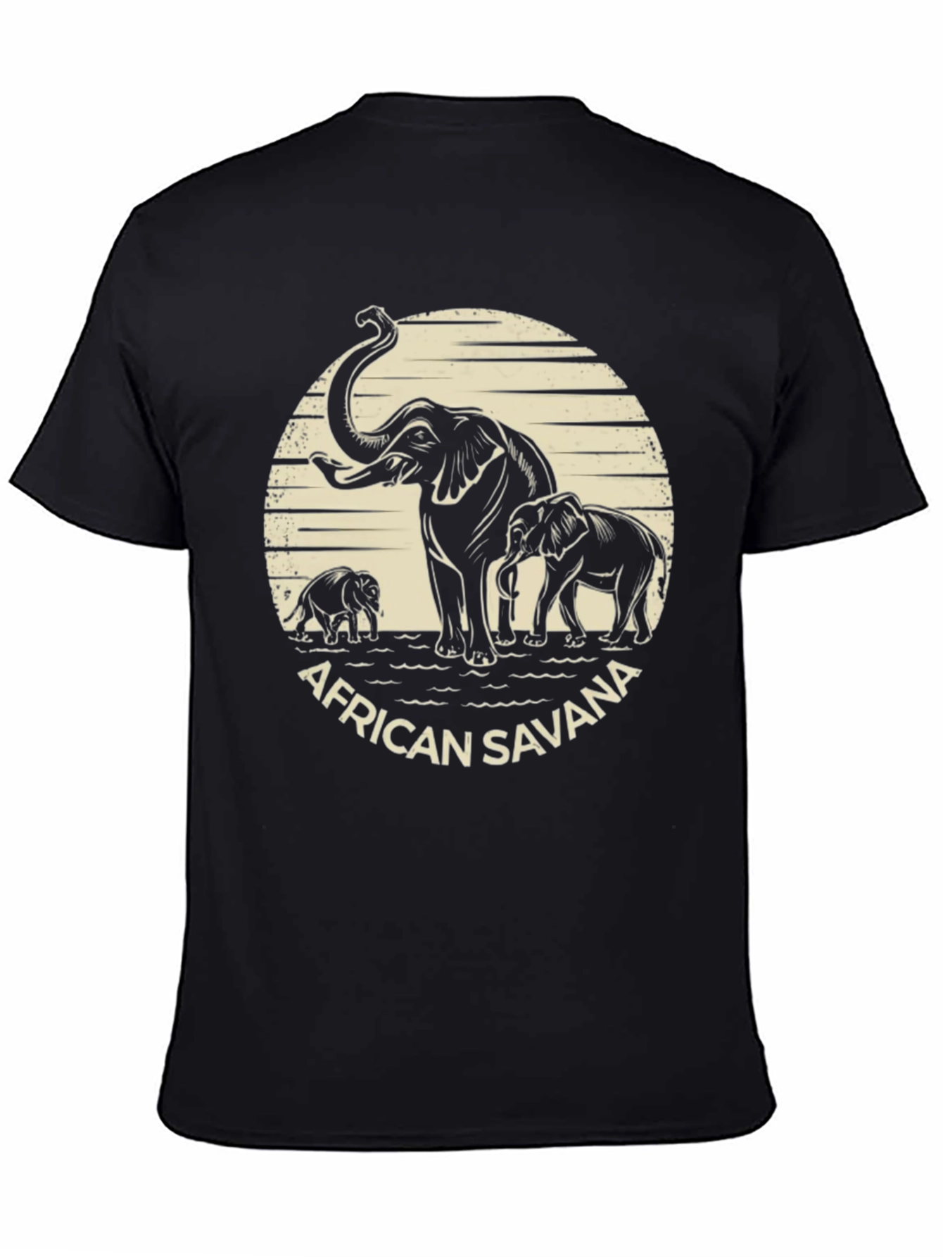 African Savanna Elephant Graphic Tee