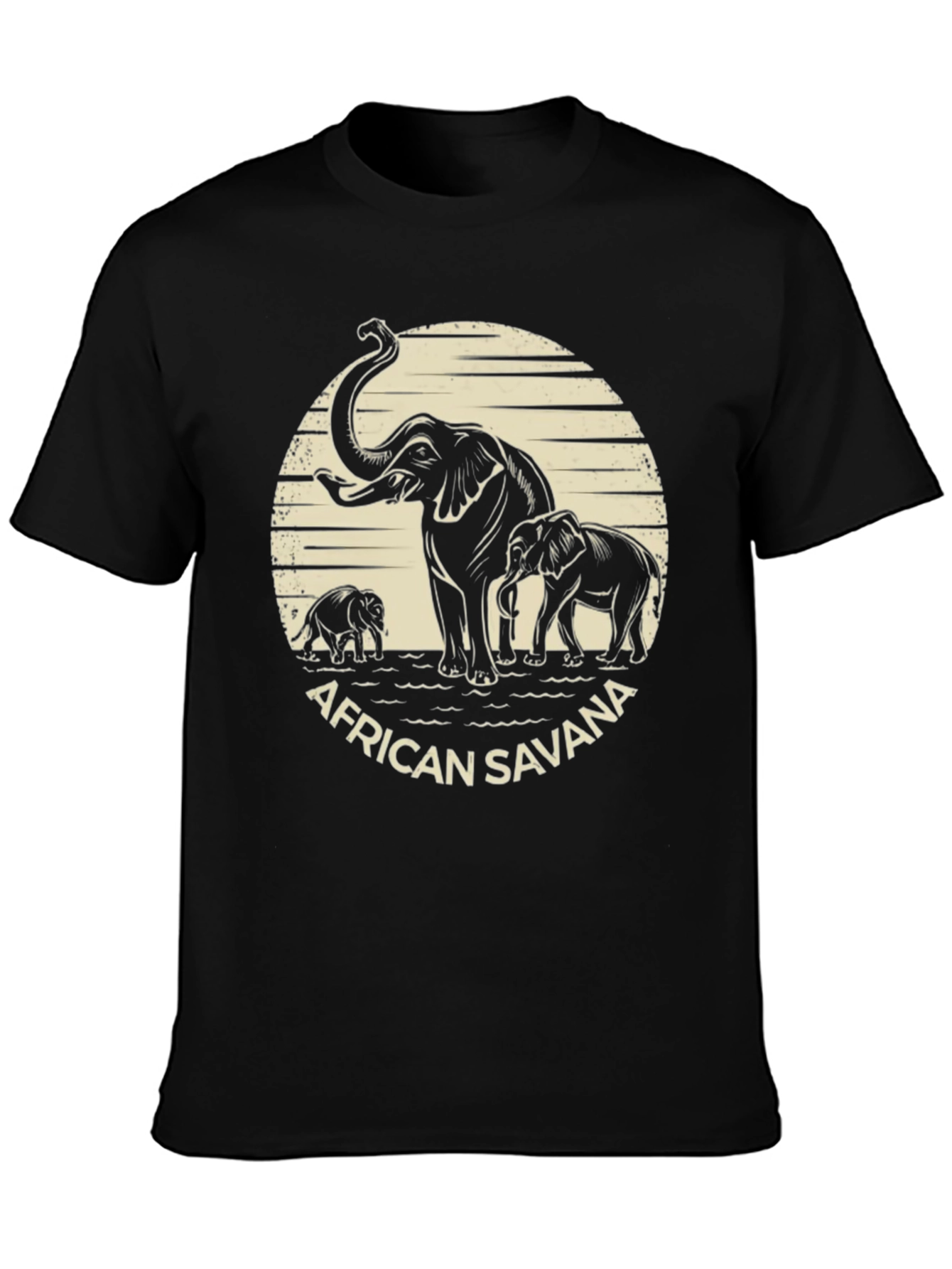 African Savanna Elephant Graphic Tee