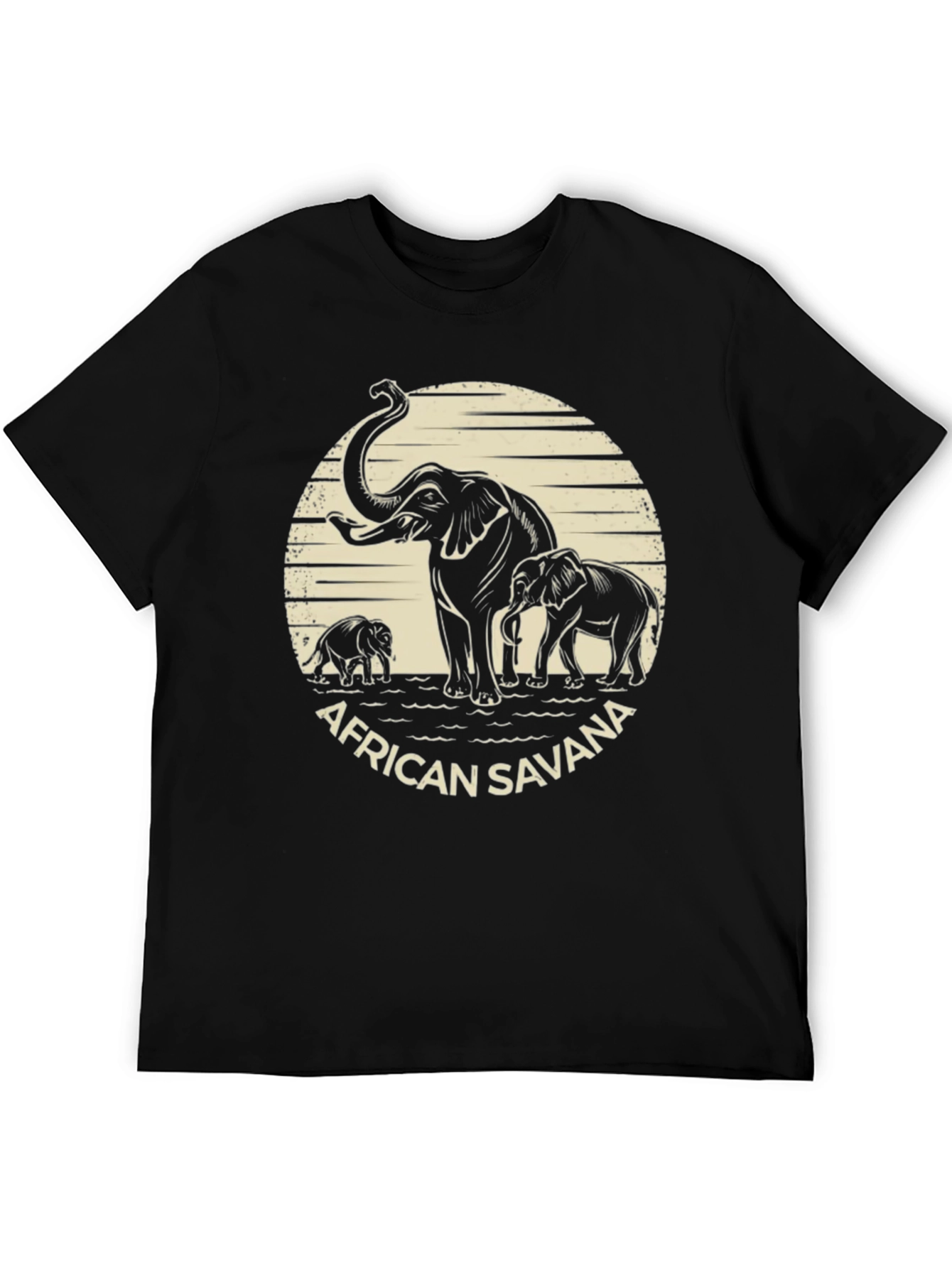 African Savanna Elephant Graphic Tee