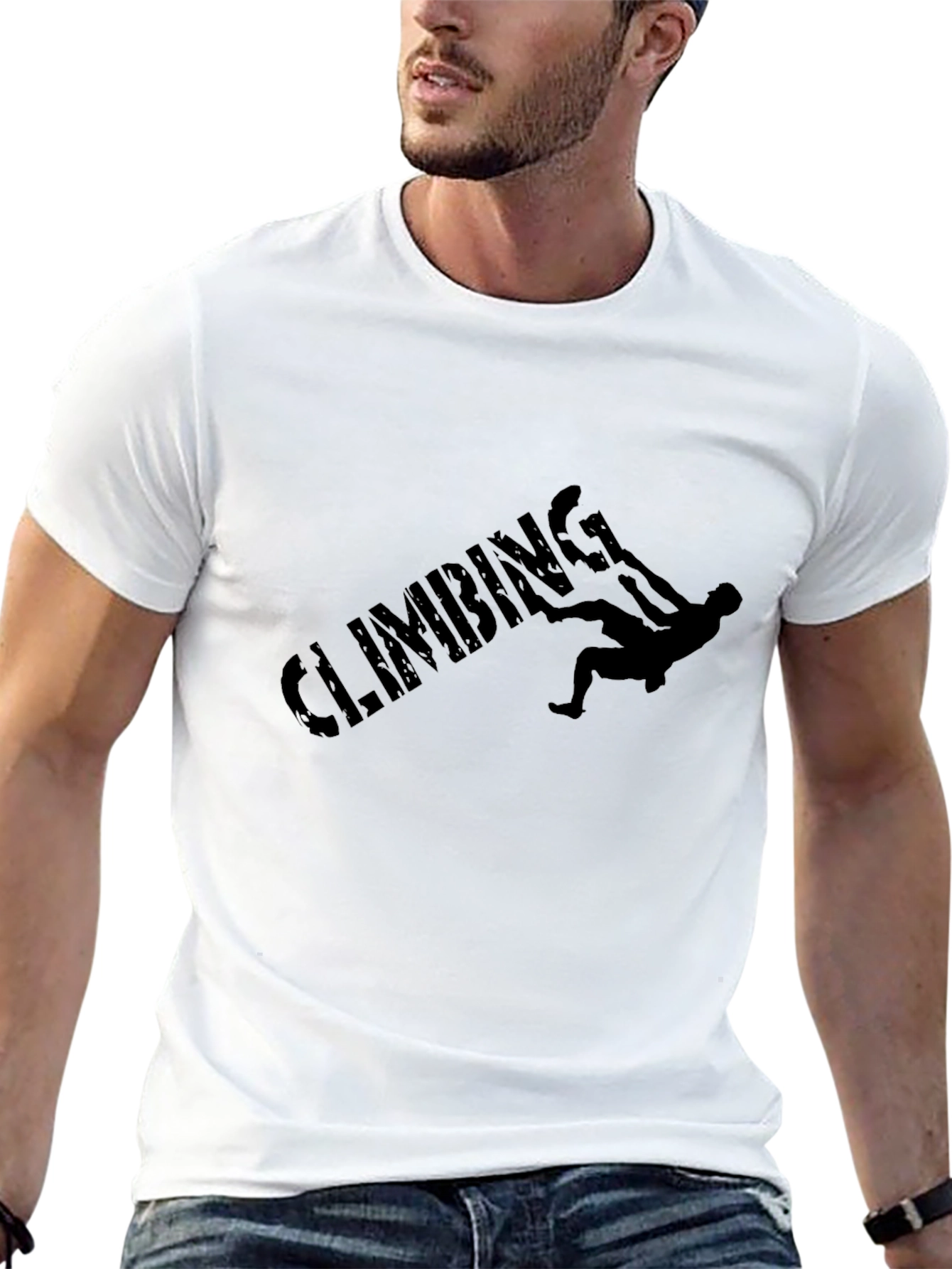 Climbing Adventure Graphic Tee - Black