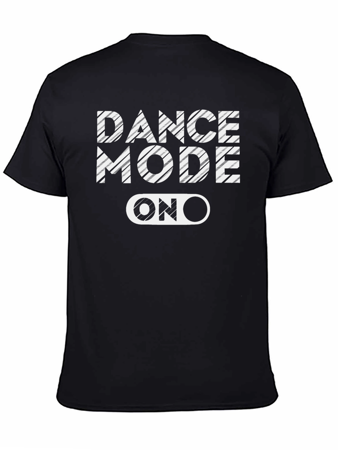 Dance Mode On Graphic Black T-Shirt