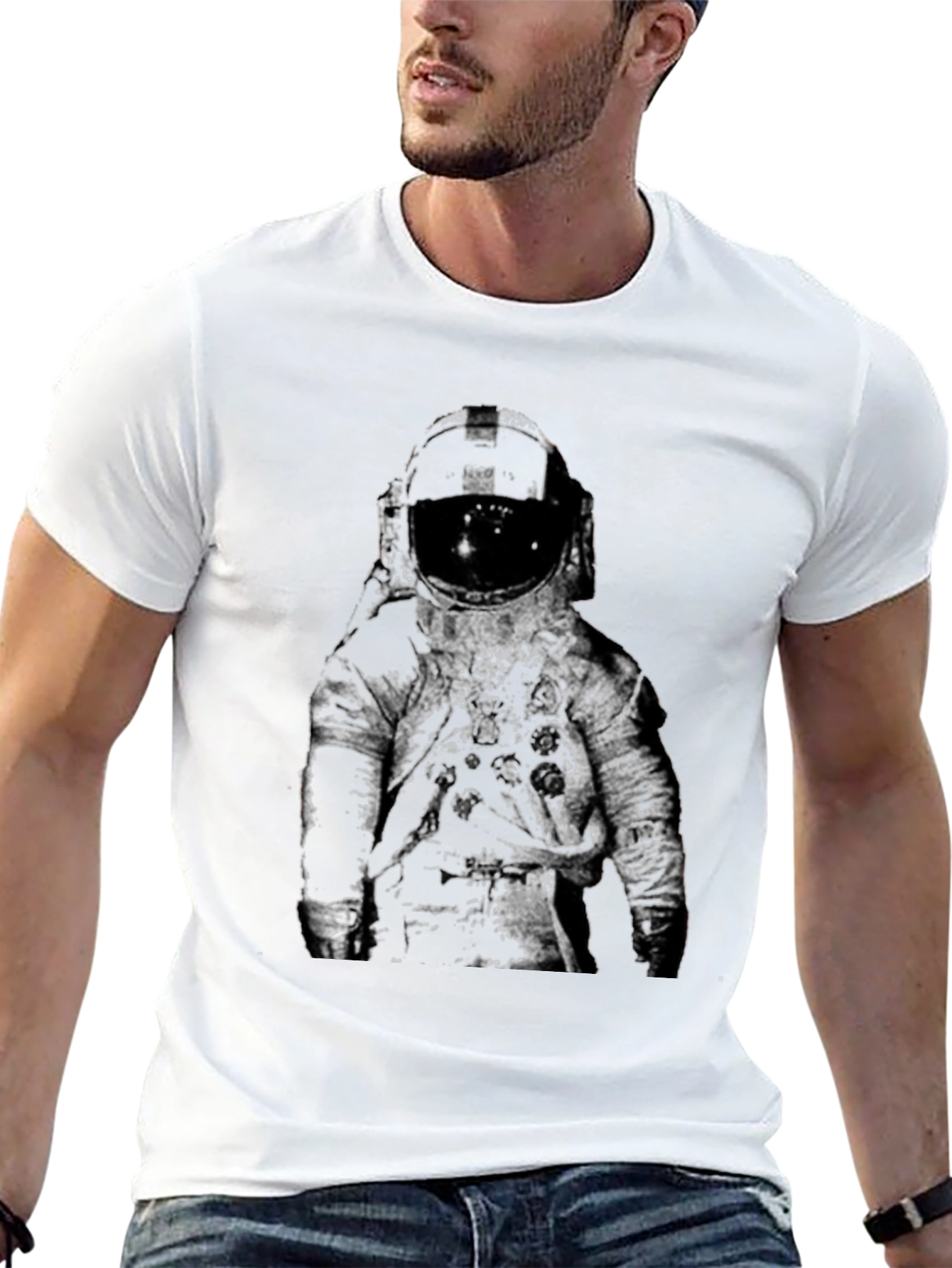 Astronaut Graphic T-Shirt - Space Exploration Tee