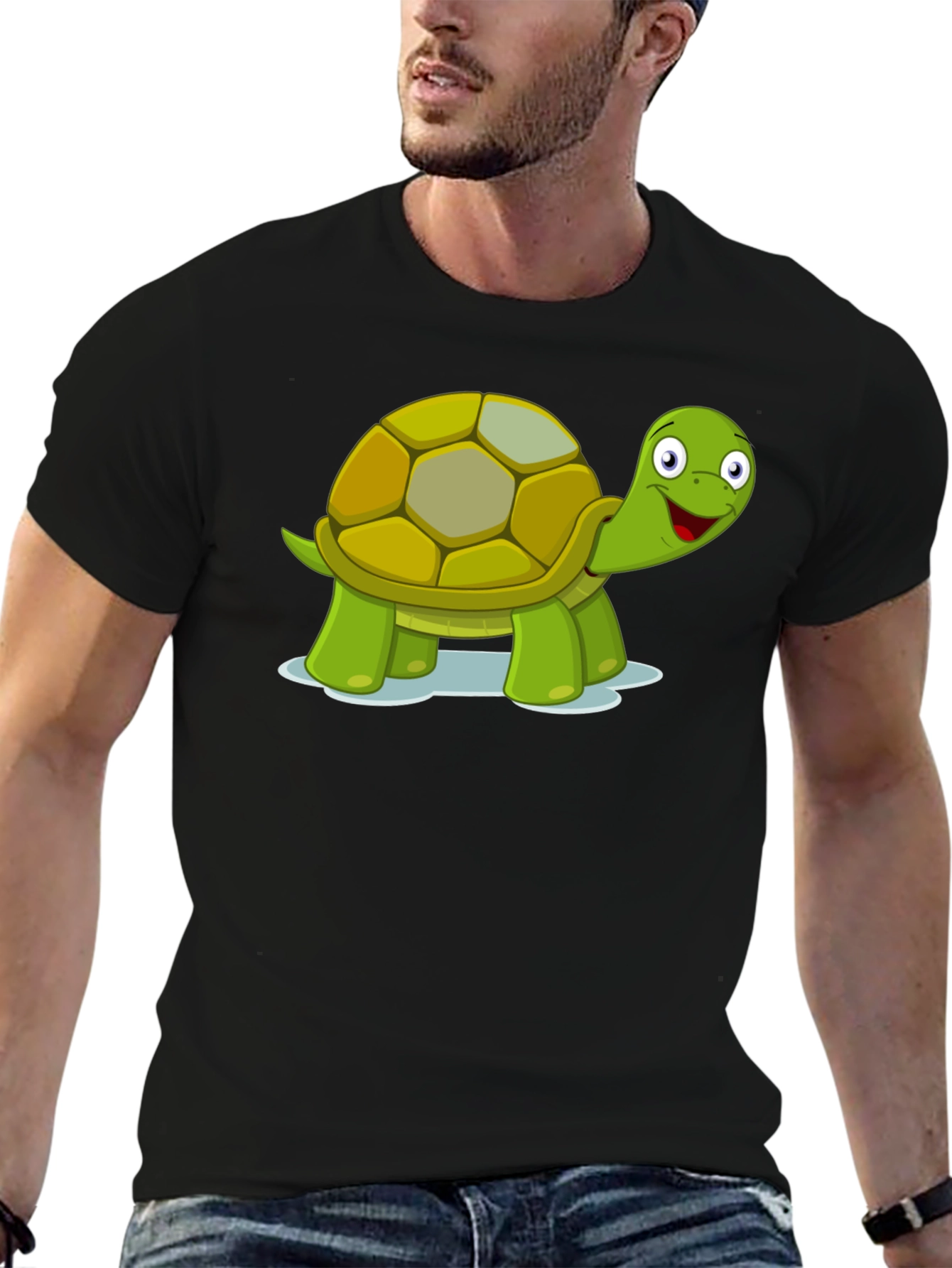 Cartoon Turtle Graphic Tee