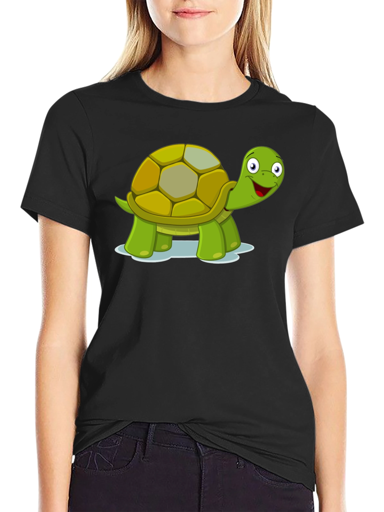Cartoon Turtle Graphic Tee